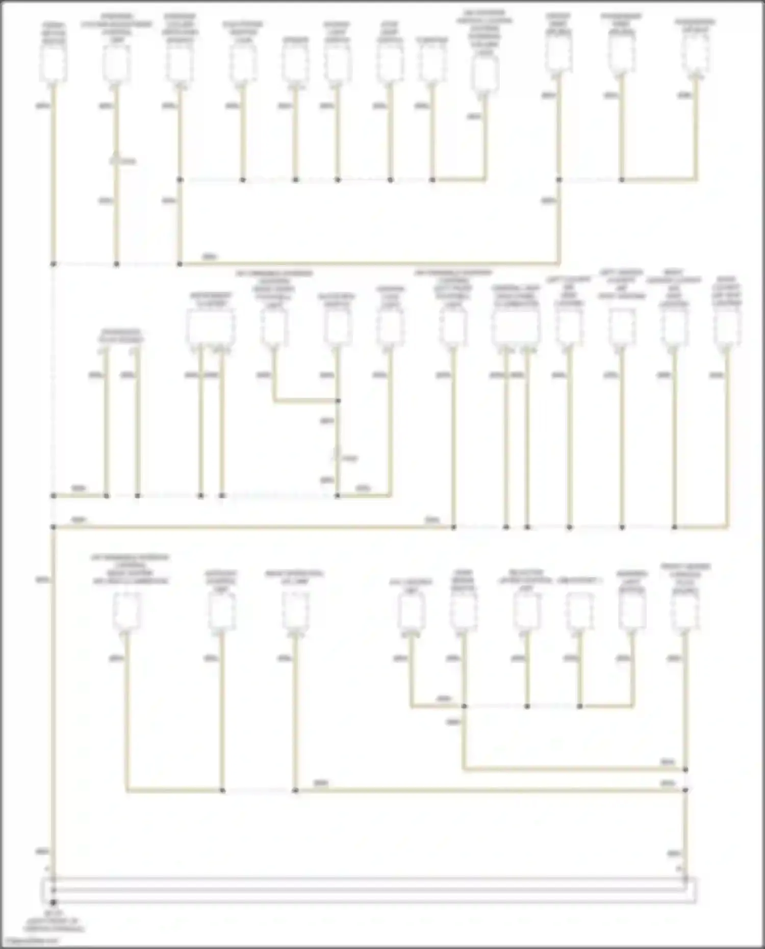 Wiring diagram fresh air fan motor for Porsche Macan GTS I facelift 2 (2021-2024) (2 of 3)