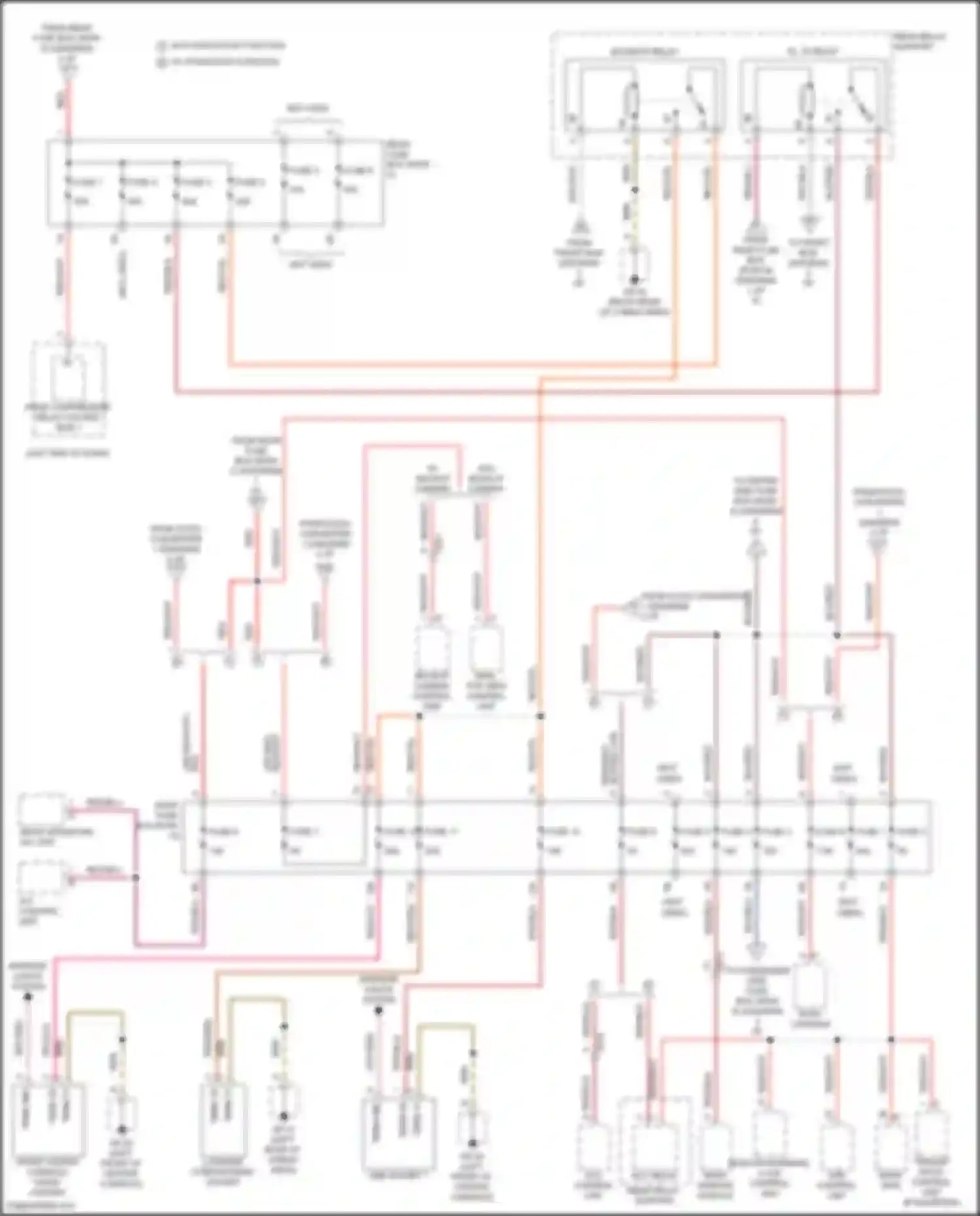Wiring diagram front center console cigar lighter for Porsche Macan GTS I facelift 2 (2021-2024) (1 of 1)