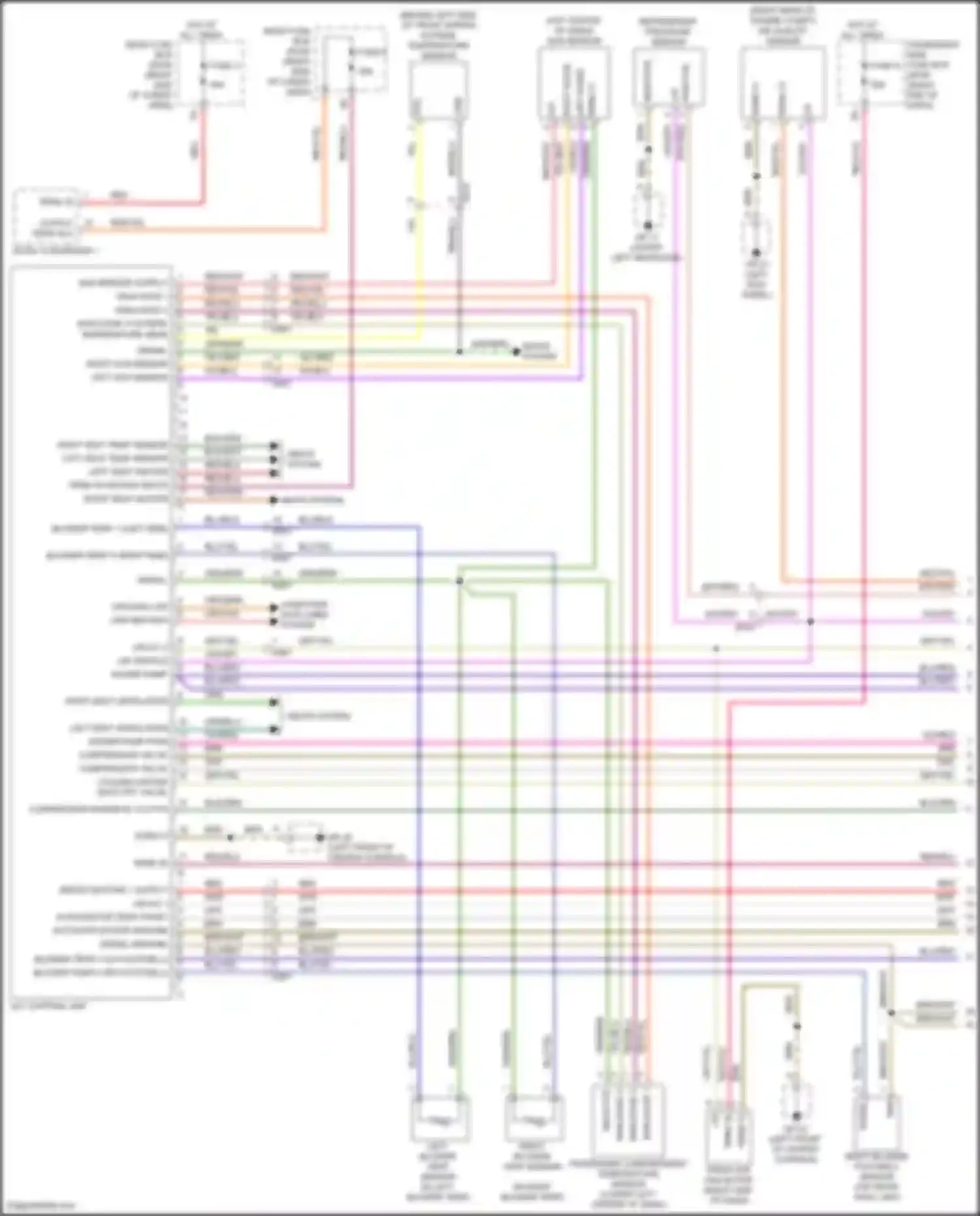 Wiring diagram hot at all times for Porsche Macan GTS I facelift 2 (2021-2024) (79 of 80)