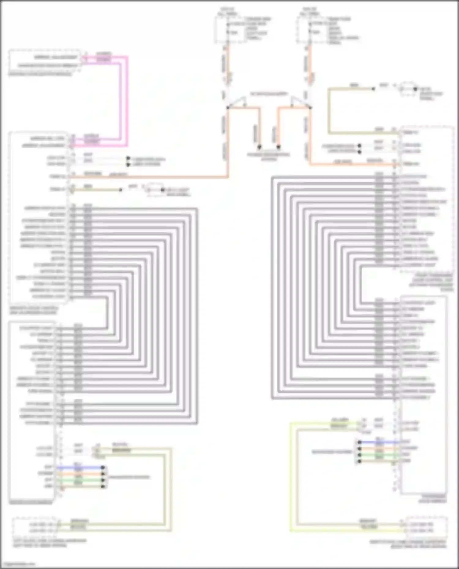 Wiring diagram motor 1 for Porsche Macan GTS I facelift 2 (2021-2024) (2 of 3)