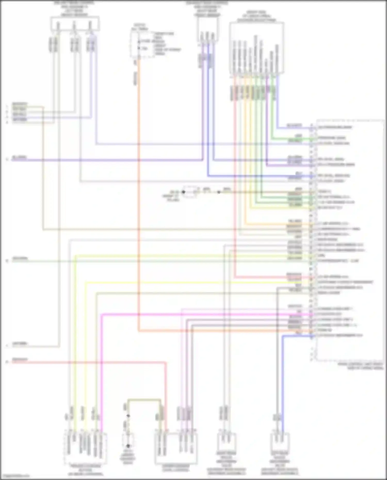 Wiring diagram press sens for Porsche Macan GTS I facelift 2 (2021-2024) (1 of 1)