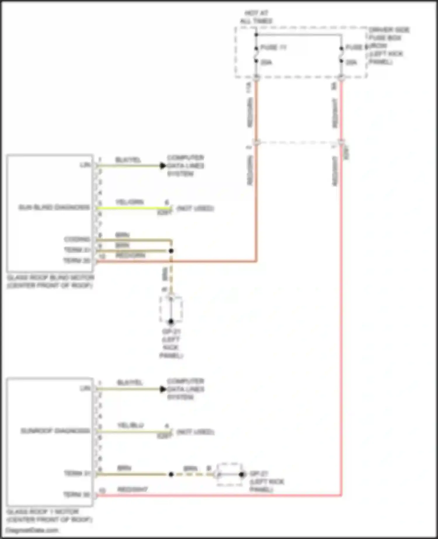 Wiring diagram red/wht for Porsche Macan GTS I facelift 2 (2021-2024) (8 of 66)