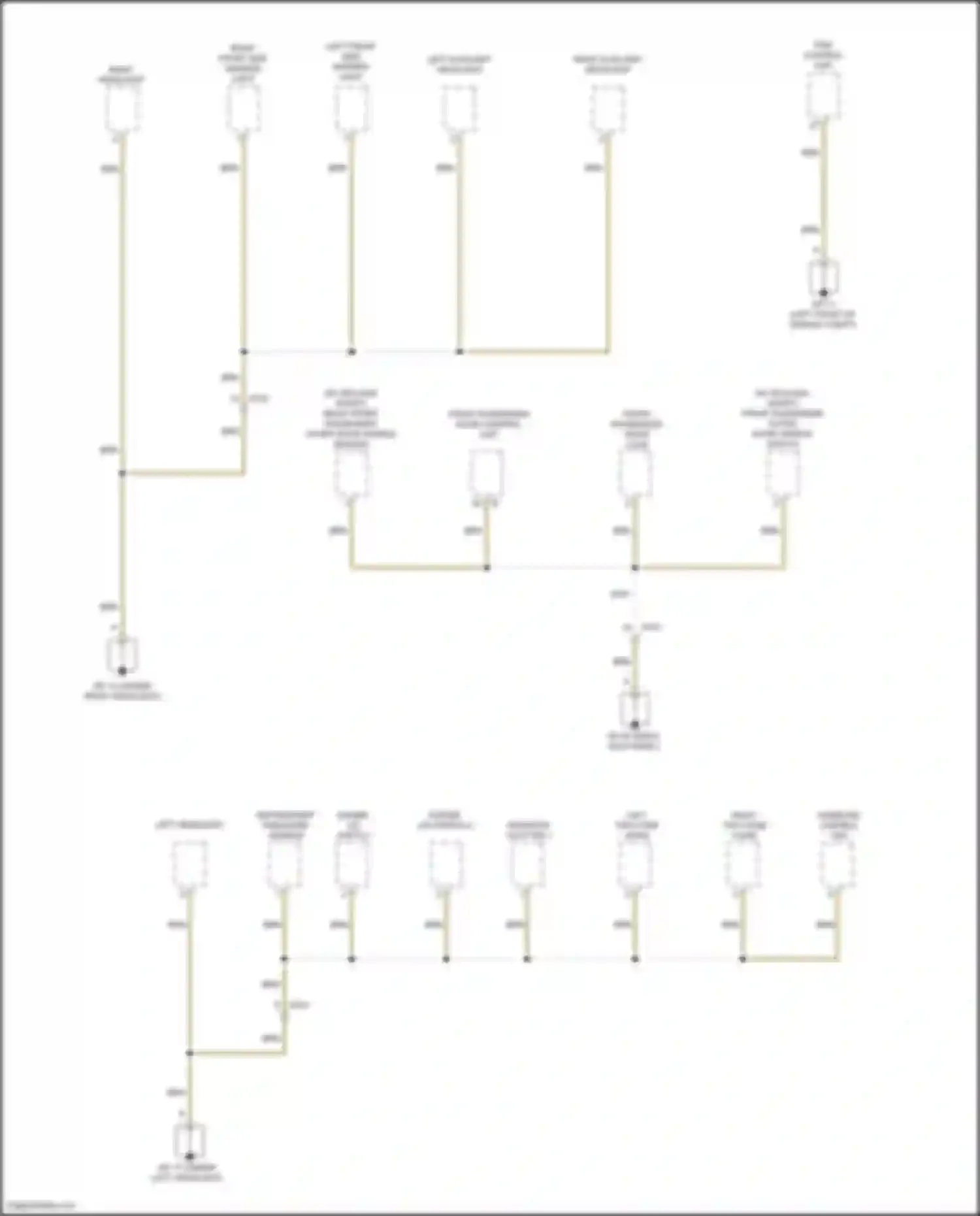 Wiring diagram right front side marker light for Porsche Macan GTS I facelift 2 (2021-2024) (2 of 2)