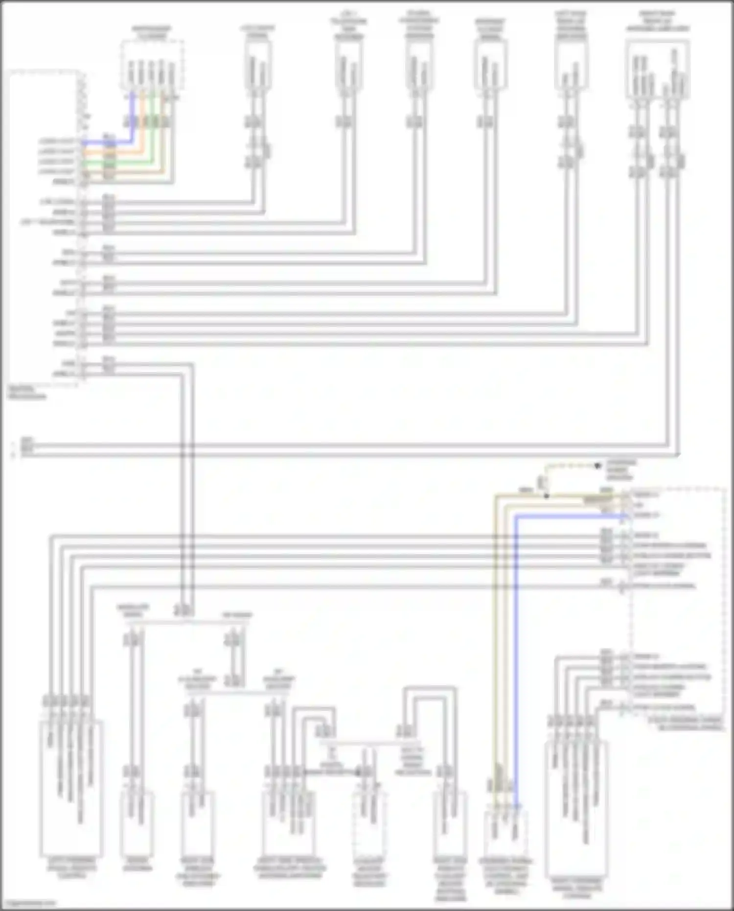 Wiring diagram satellite radio for Porsche Macan GTS I facelift 2 (2021-2024) (1 of 6)
