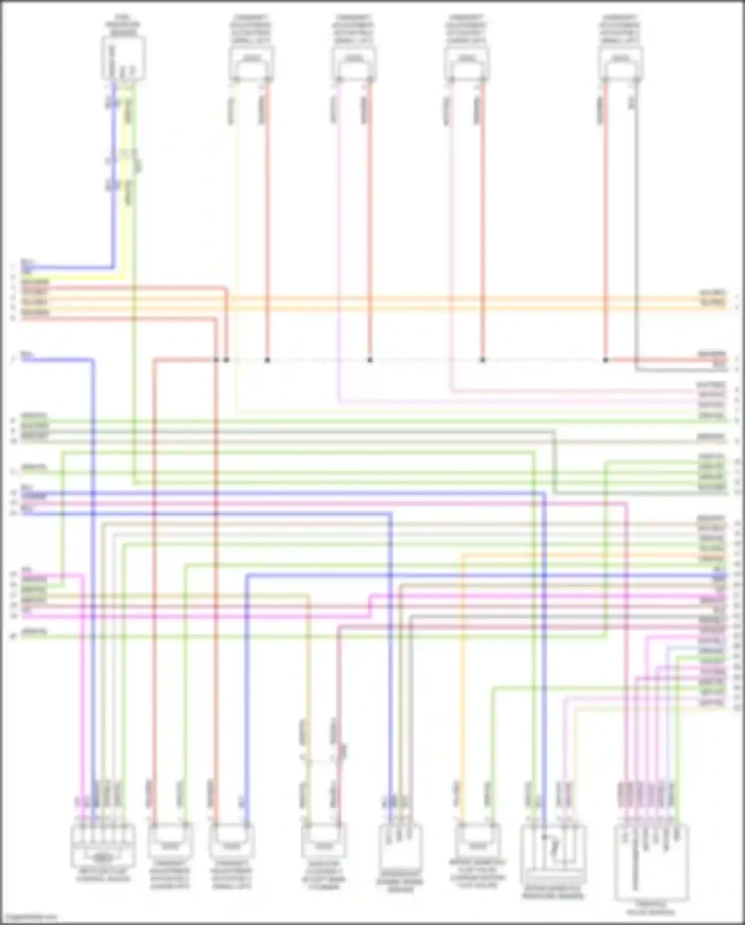 Wiring diagram sens gnd for Porsche Macan GTS I facelift 2 (2021-2024) (6 of 8)