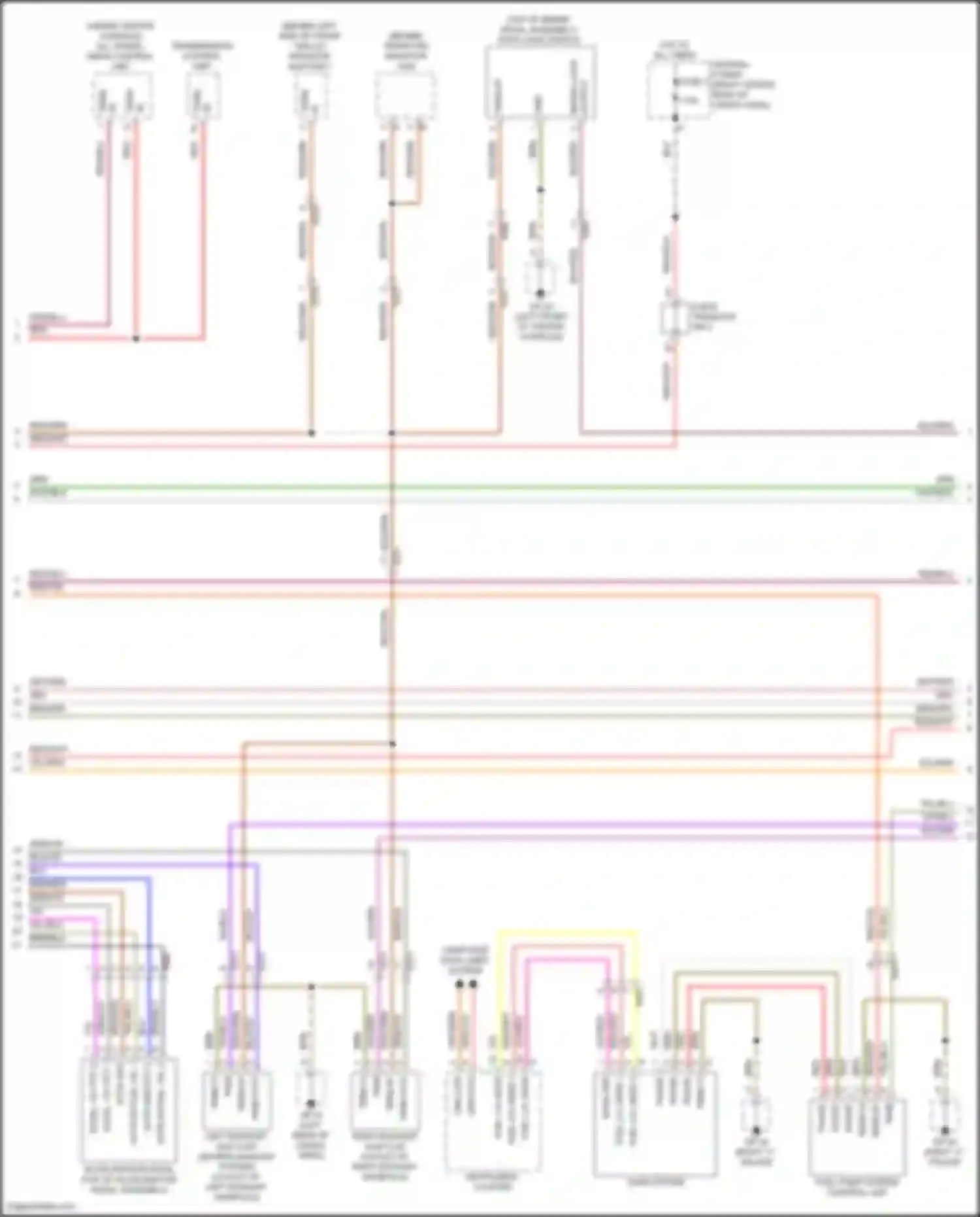 Wiring diagram sens gnd for Porsche Macan GTS I facelift 2 (2021-2024) (8 of 8)