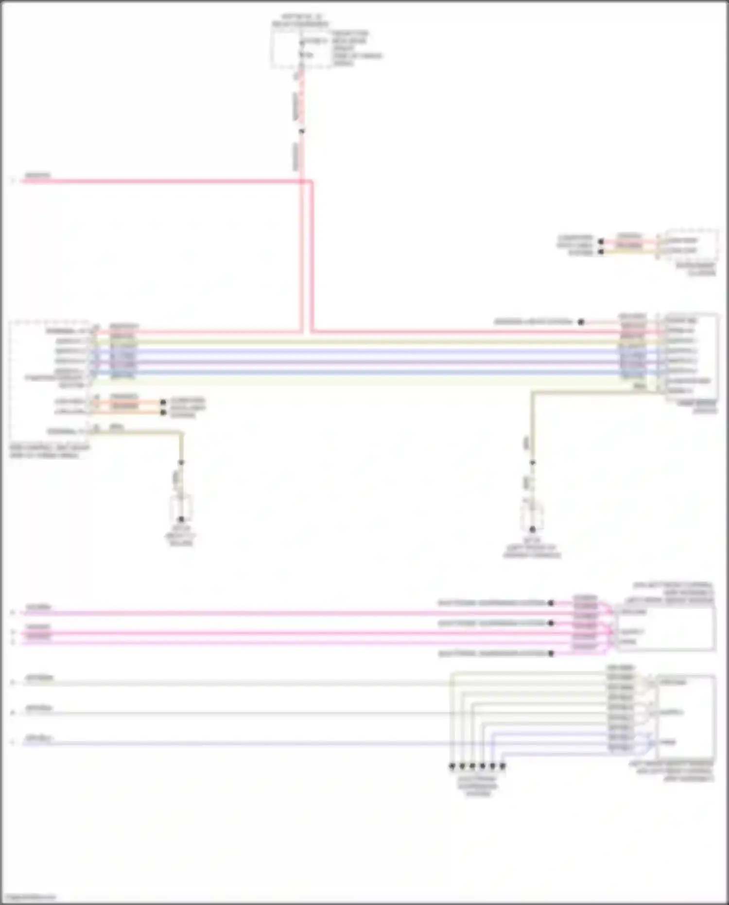 Wiring diagram switch 1 for Porsche Macan GTS I facelift 2 (2021-2024) (2 of 3)