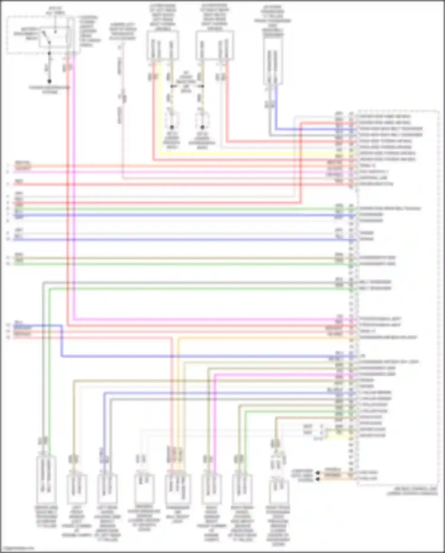 Wiring diagram wht for Porsche Macan GTS I facelift 2 (2021-2024) (40 of 79)