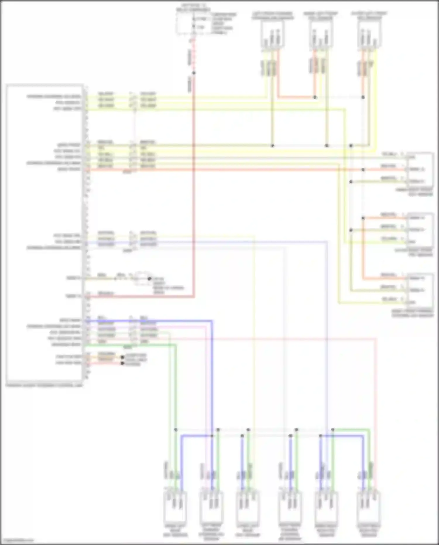 Wiring diagram yel/gry for Porsche Macan GTS I facelift 2 (2021-2024) (2 of 8)
