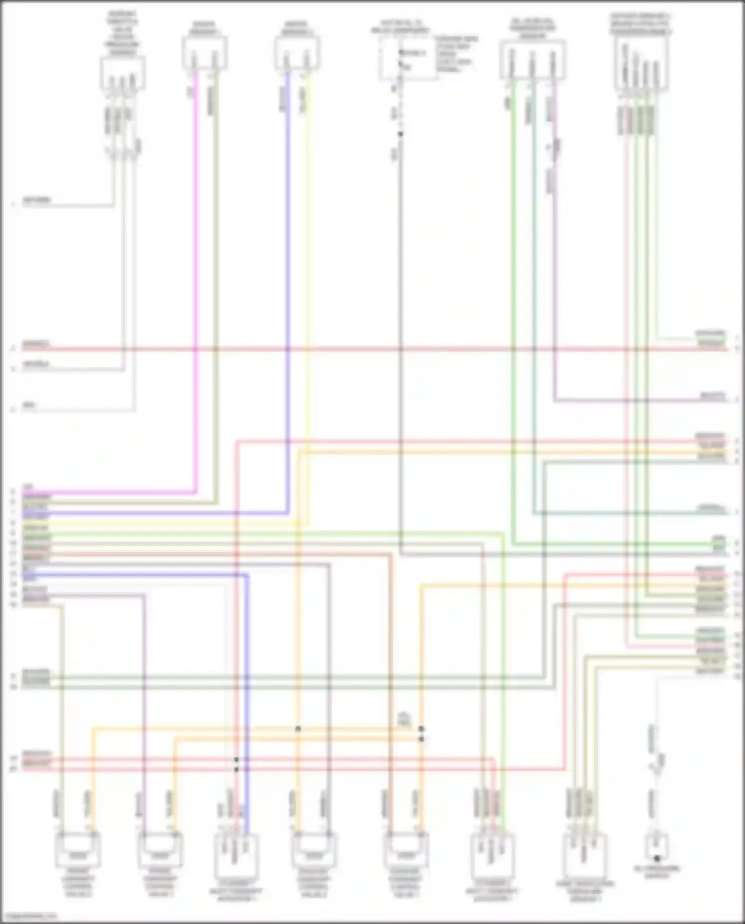 Macan GTS Porsche I facelift (2018-2021): Wiring diagram engine performance 2.9l turbo (2 of 9)