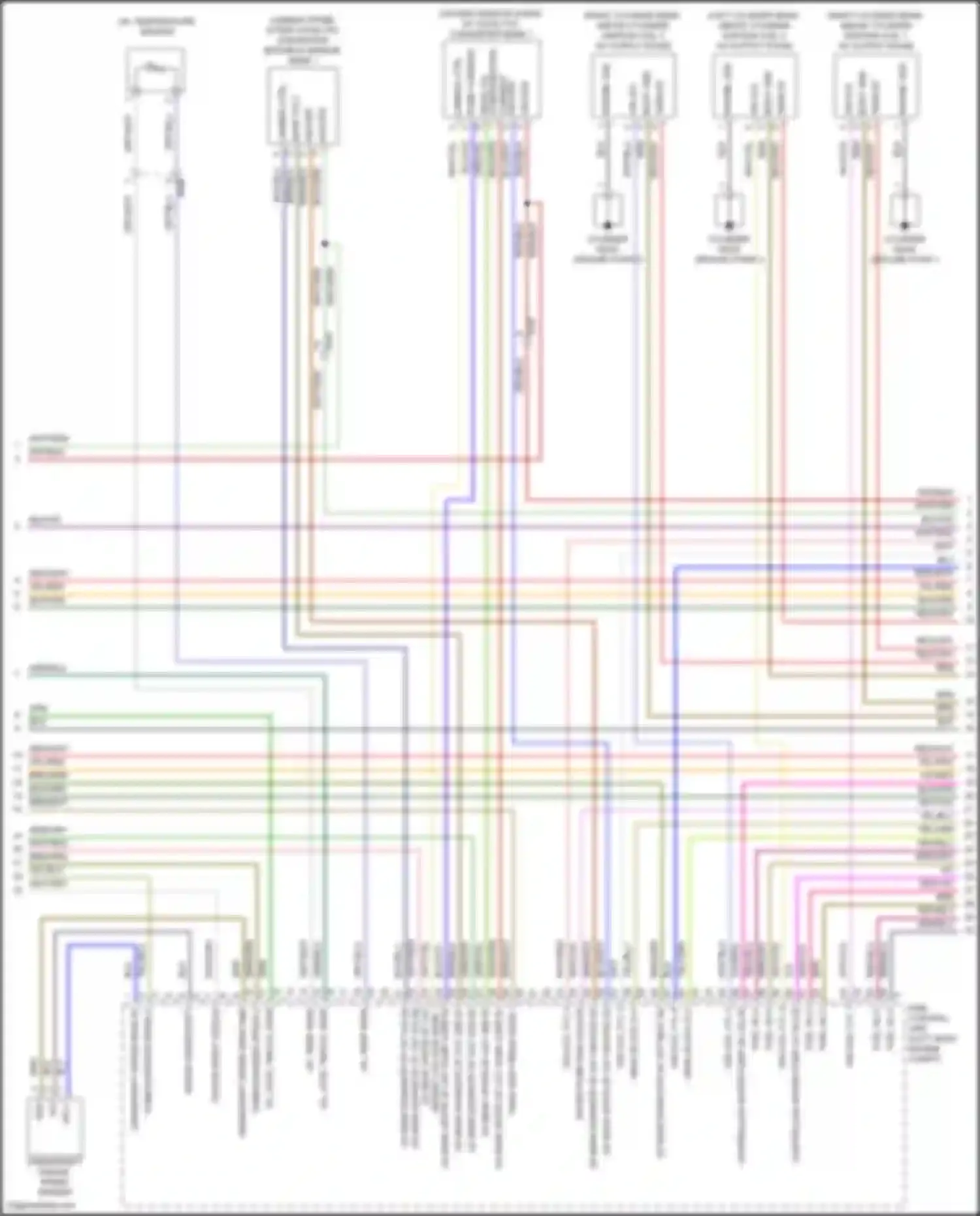 Macan GTS Porsche I facelift (2018-2021): Wiring diagram engine performance 2.9l turbo (3 of 9)