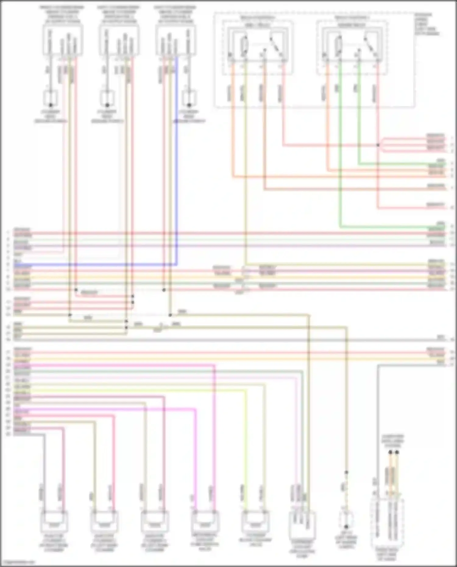 Macan GTS Porsche I facelift (2018-2021): Wiring diagram engine performance 3.0l turbo (4 of 9)