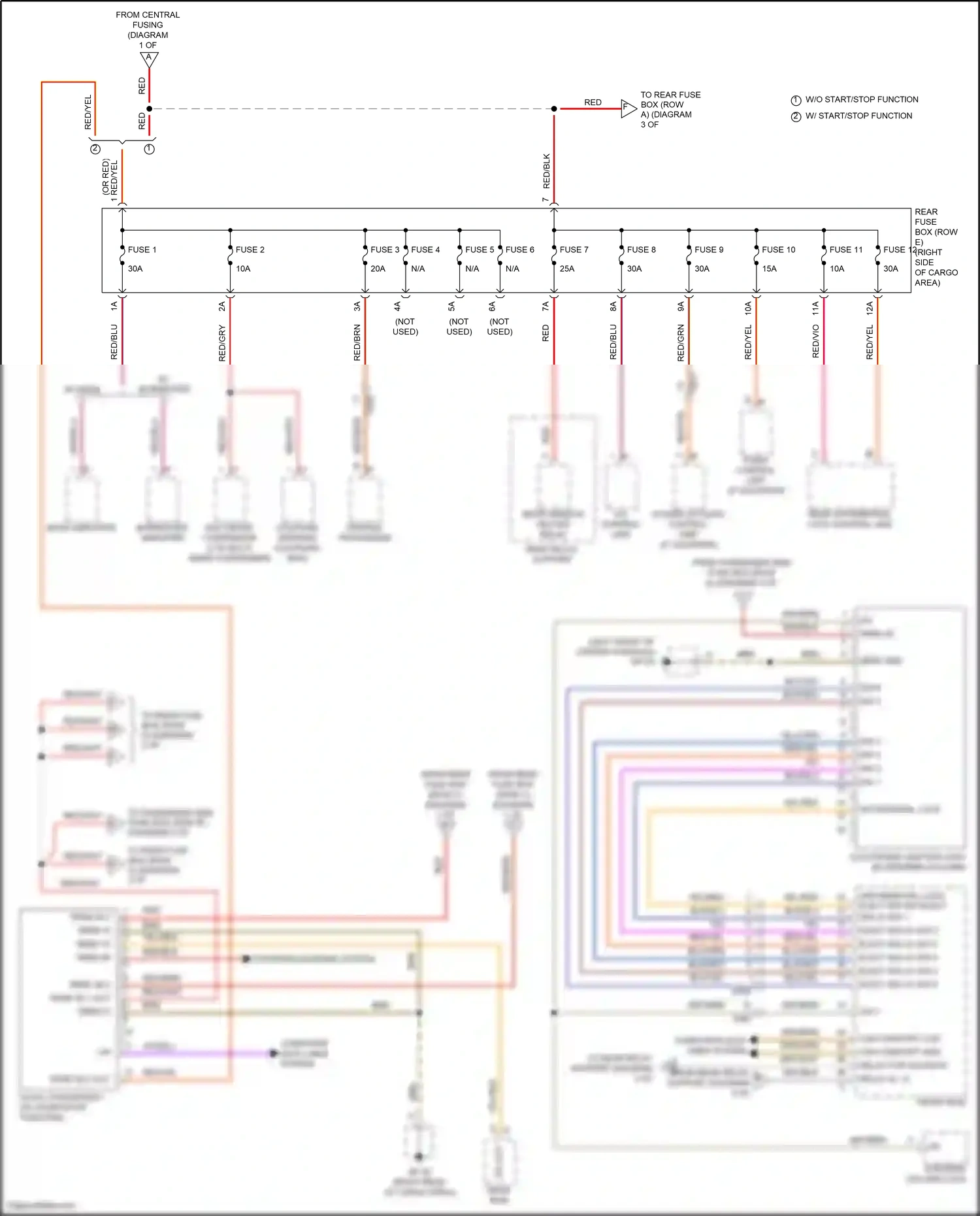 Porsche Macan GTS I facelift (2018-2021) central processor wiring diagram  (15 of 19)