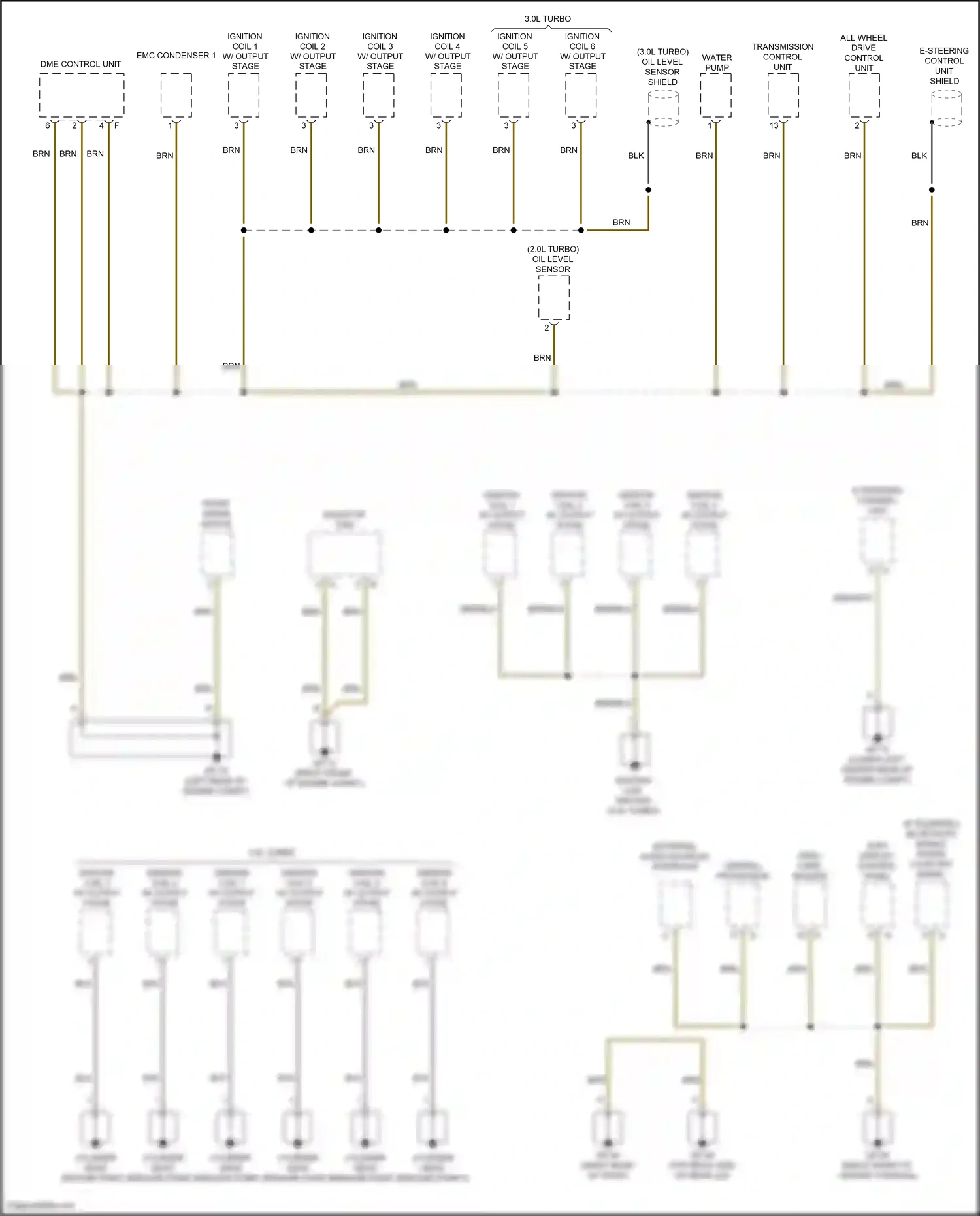 Porsche Macan GTS I facelift (2018-2021) central processor wiring diagram  (1 of 19)