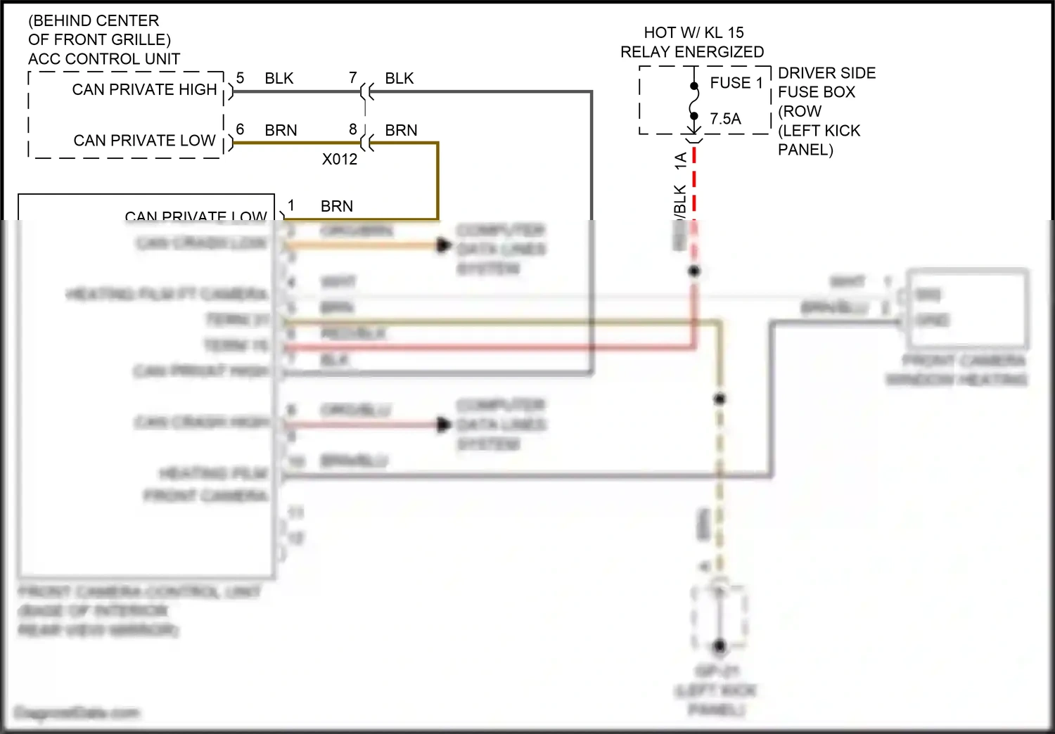 Porsche Macan GTS I facelift (2018-2021) computer data lines system wiring diagram  (13 of 93)