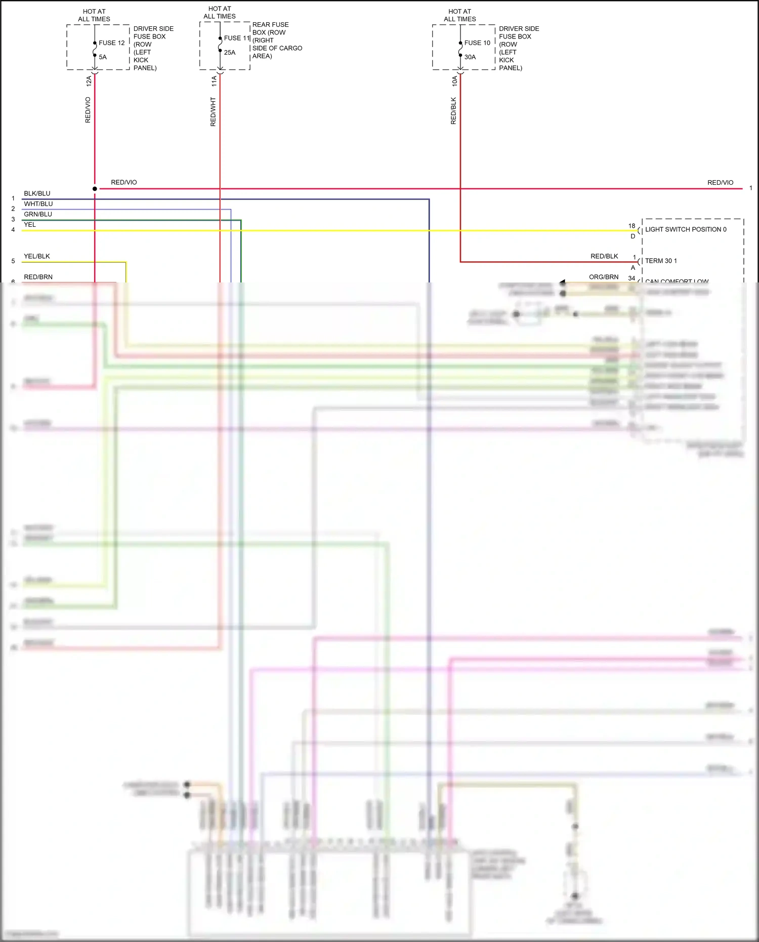 Porsche Macan GTS I facelift (2018-2021) computer data lines system wiring diagram  (35 of 93)