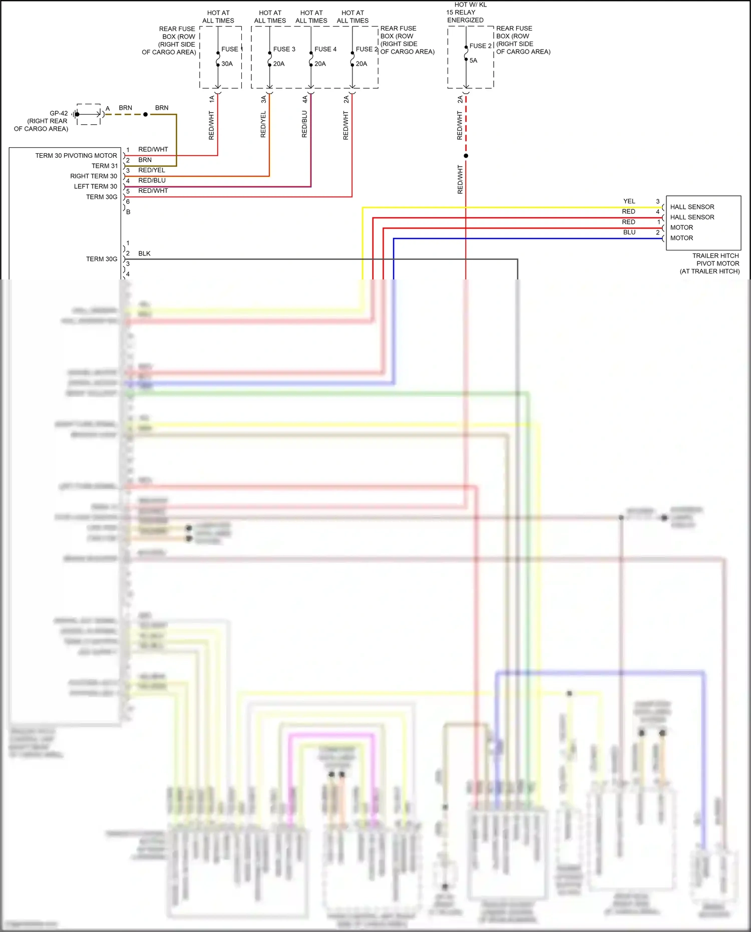 Porsche Macan S I facelift 2 (2021-2024) function led wiring diagram  (2 of 2)