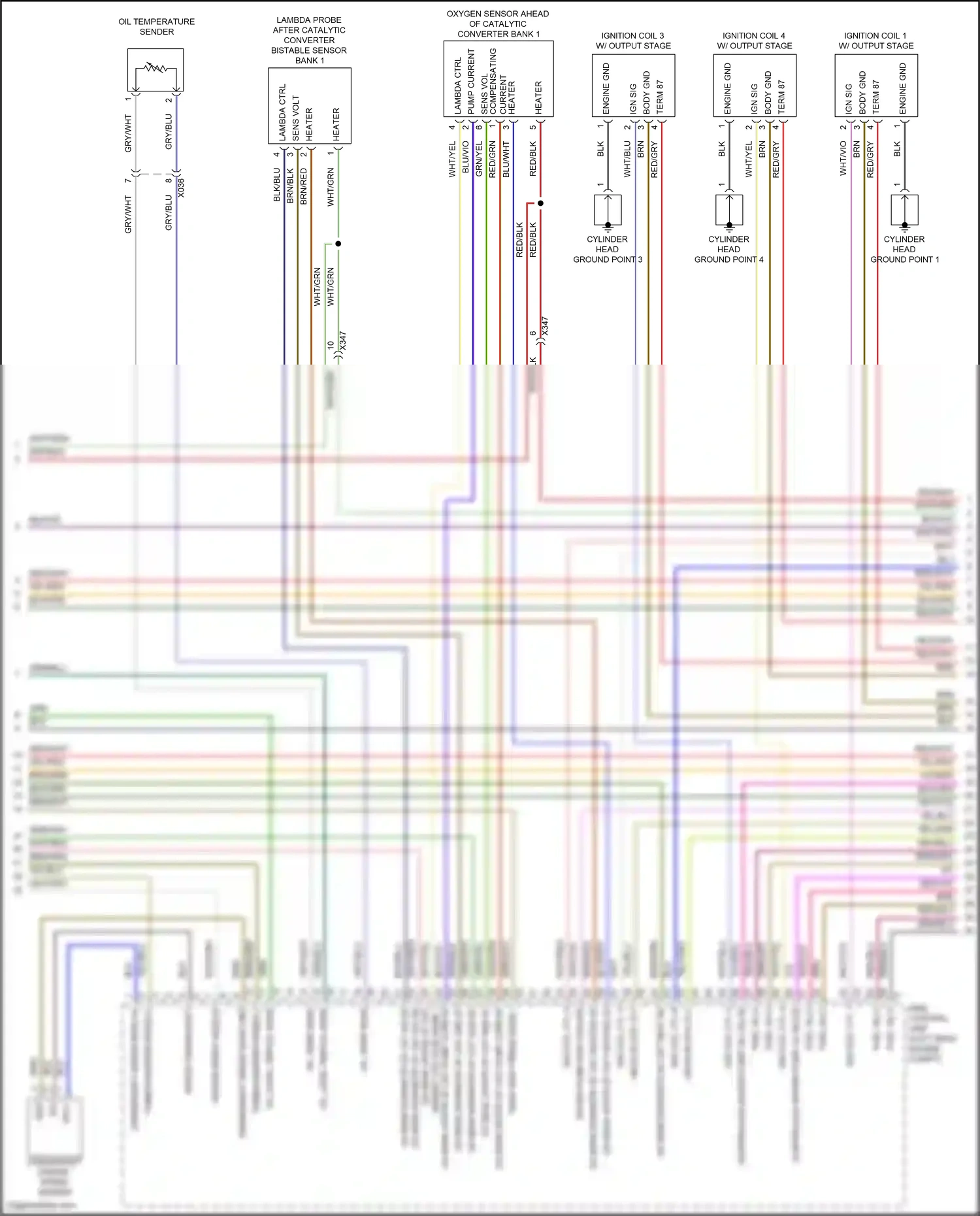 Porsche Macan S I facelift 2 (2021-2024) lambda ctrl wiring diagram  (3 of 3)