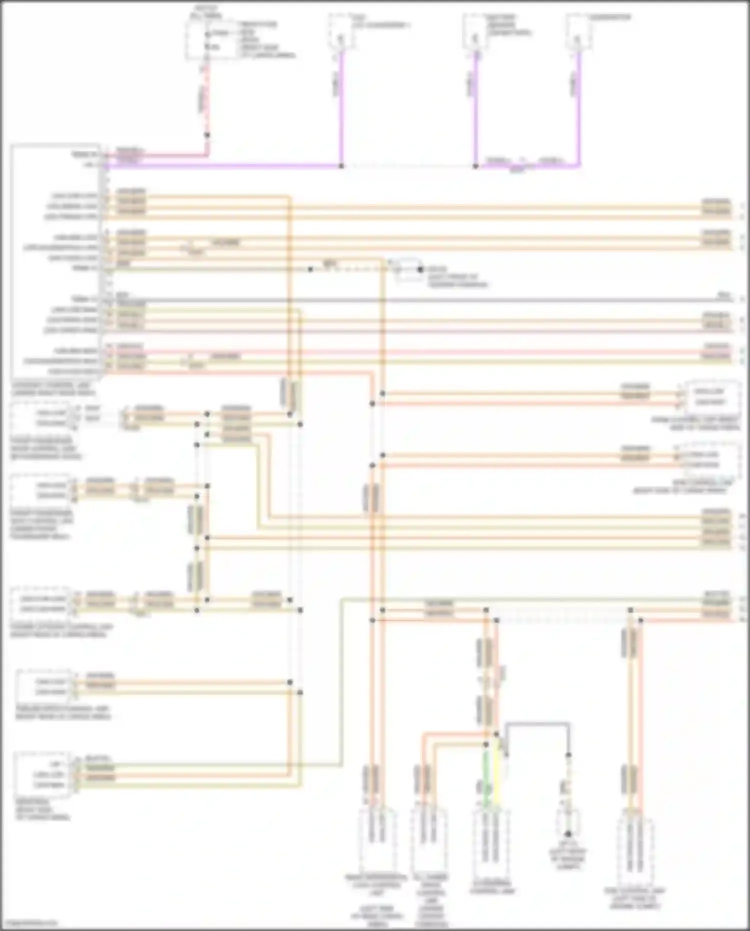 Macan S Porsche I facelift (2018-2021): Computer data lines circuit (1 of 3)