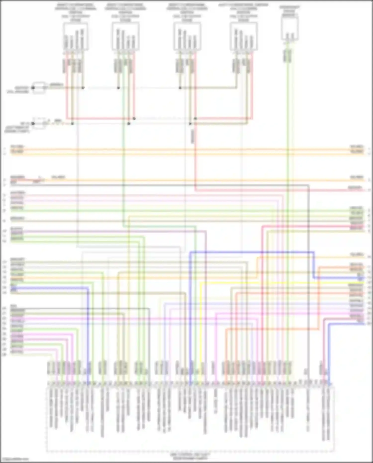 Macan S Porsche I facelift (2018-2021): Wiring diagram engine performance 2.0l turbo (3 of 8)