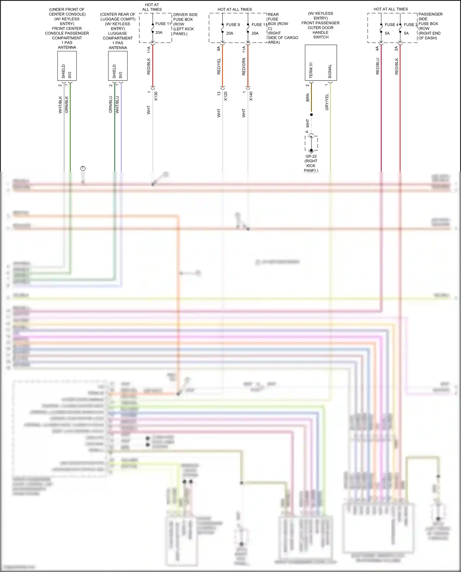 Porsche Macan Turbo I facelift (2018-2021) computer data lines system wiring diagram  (11 of 93)