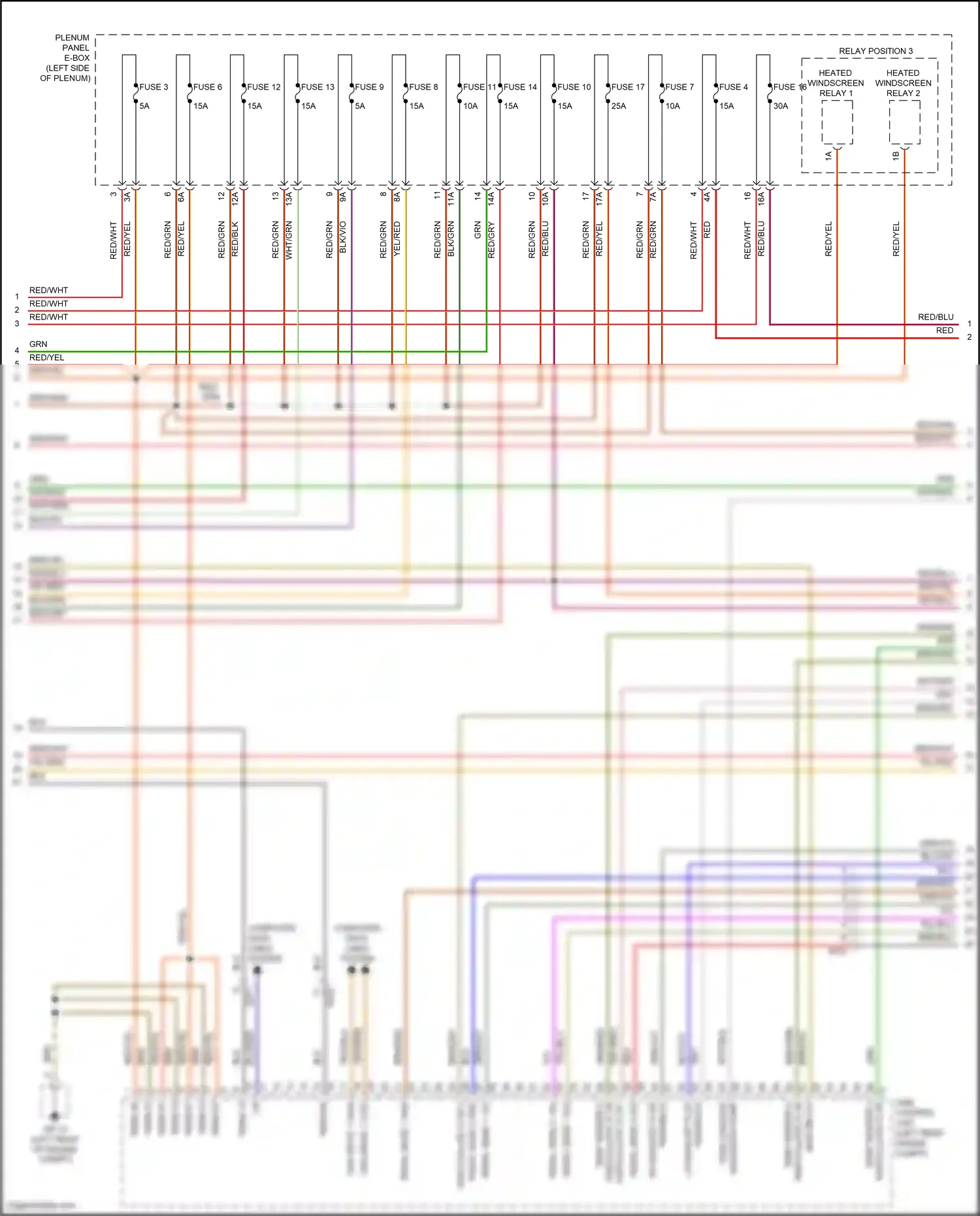 Porsche Macan Turbo I facelift (2018-2021) computer data lines system wiring diagram  (92 of 93)