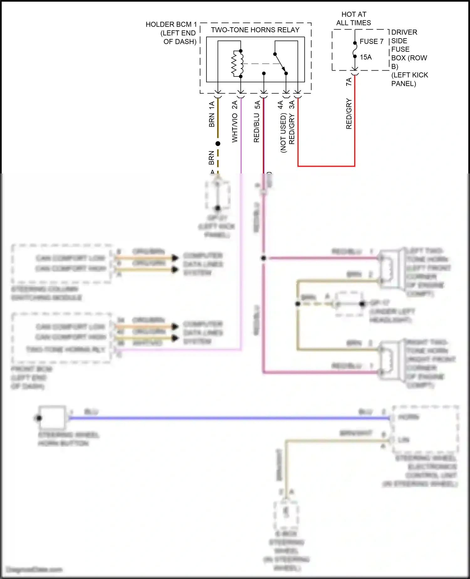 Porsche Macan Turbo I facelift (2018-2021) computer data lines system wiring diagram  (44 of 93)
