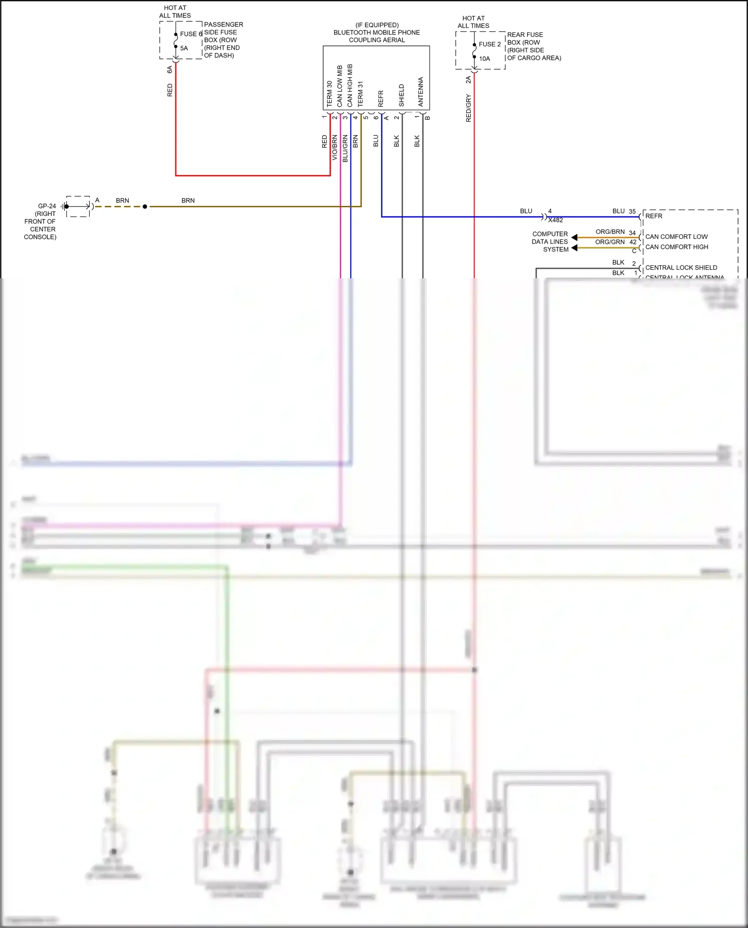 Porsche Macan Turbo I facelift (2018-2021) computer data lines system wiring diagram  (25 of 93)
