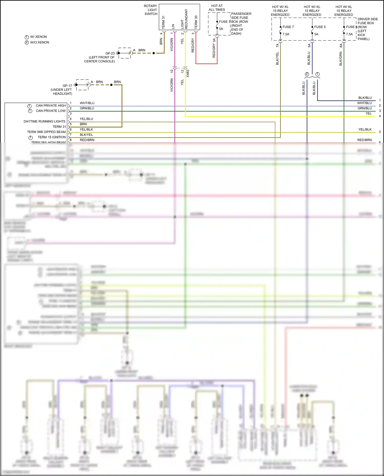 Porsche Macan Turbo I facelift (2018-2021) computer data lines system wiring diagram  (22 of 93)