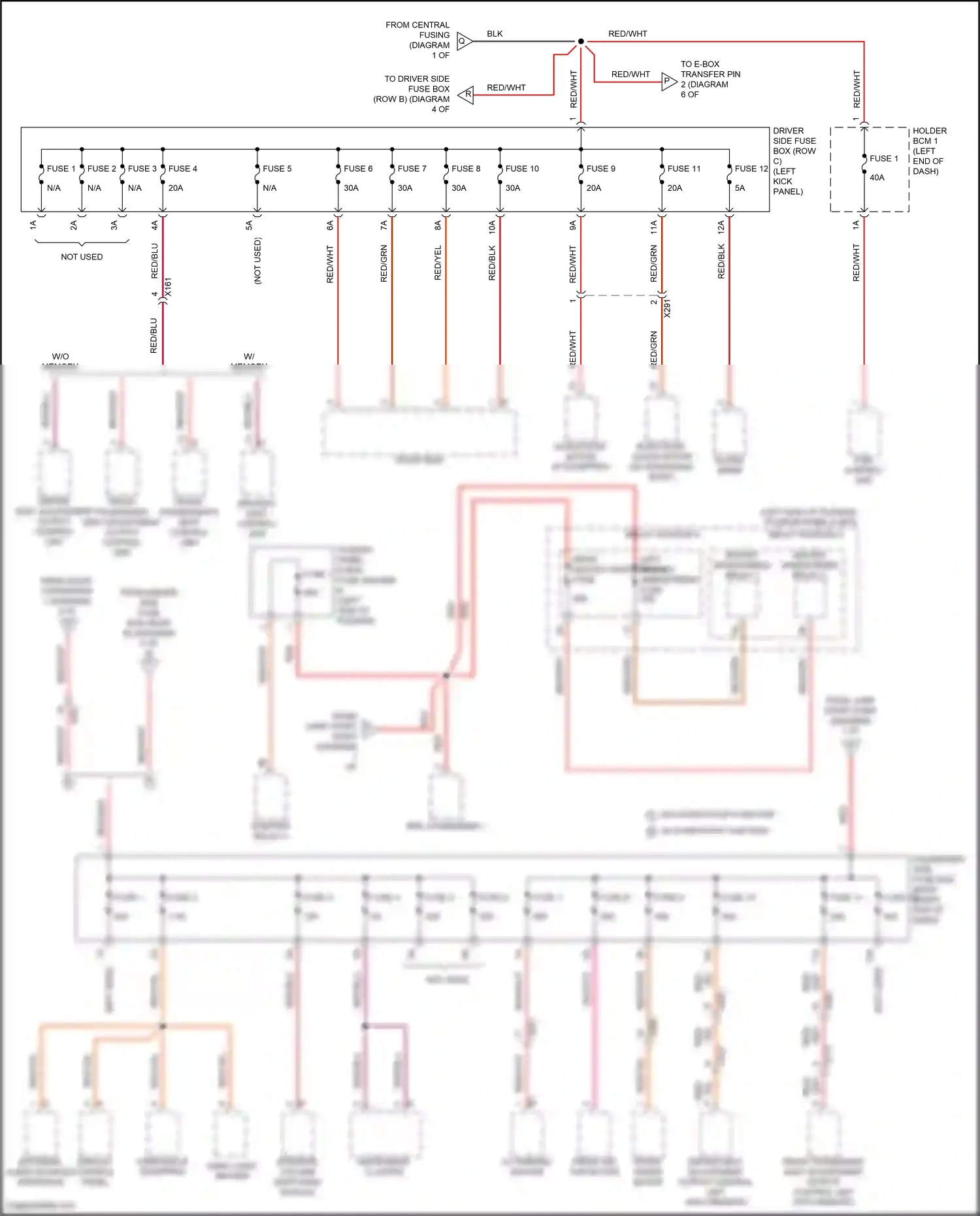 Porsche Macan Turbo I facelift (2018-2021) display control panel wiring diagram  (5 of 7)