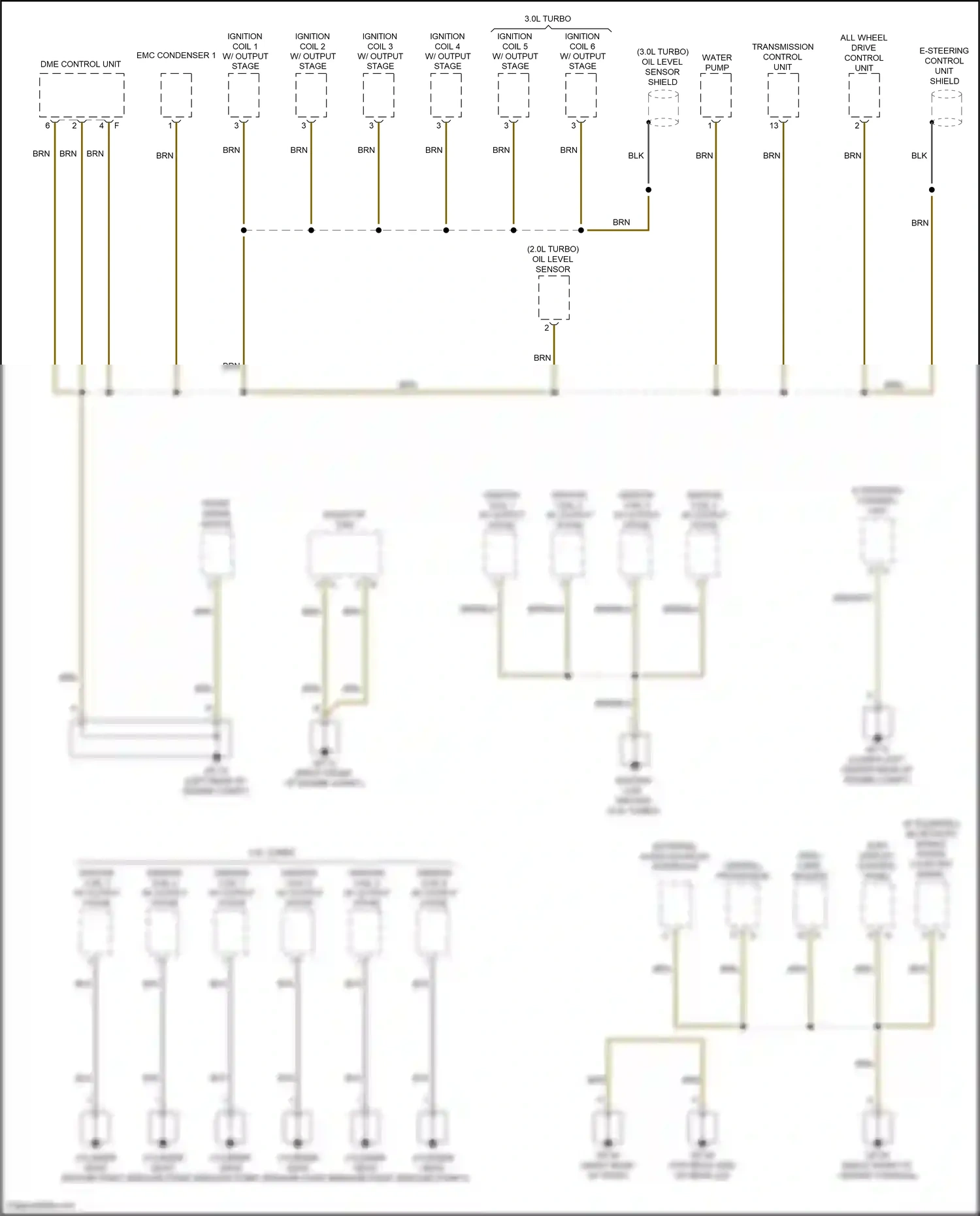 Porsche Macan Turbo I facelift (2018-2021) external audio sources interface wiring diagram  (2 of 8)