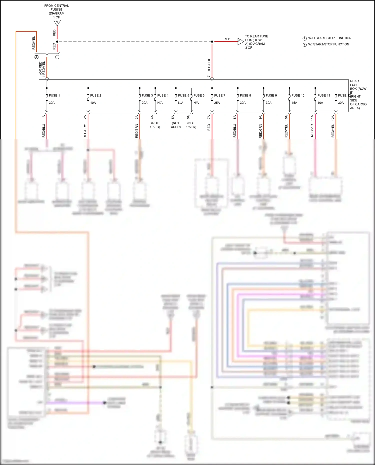 Porsche Macan Turbo I facelift (2018-2021) w/o start/stop function wiring diagram  (3 of 6)