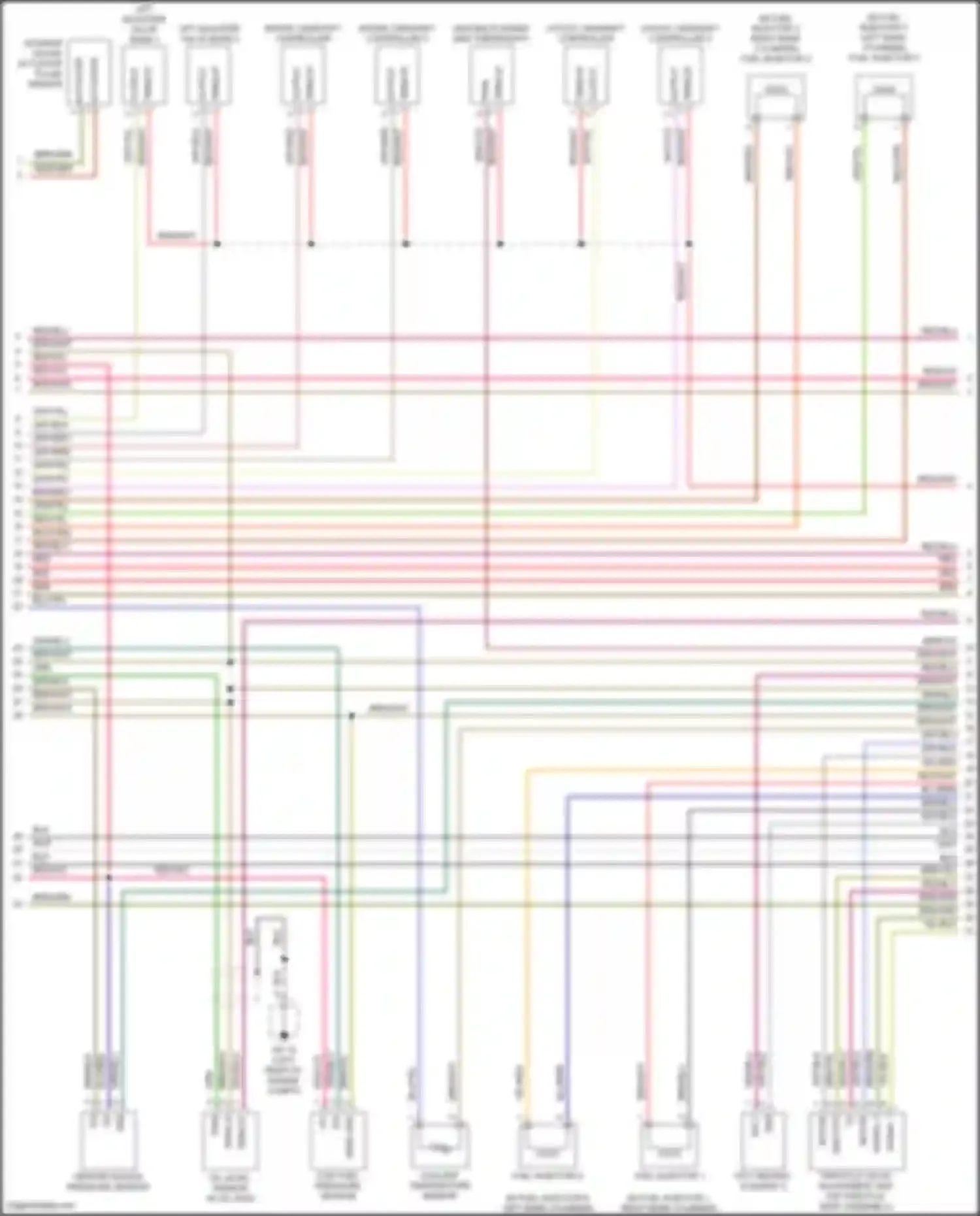 Macan Turbo Porsche I (2014-2019): Wiring diagram engine performance 3.0l turbo (2 of 6)