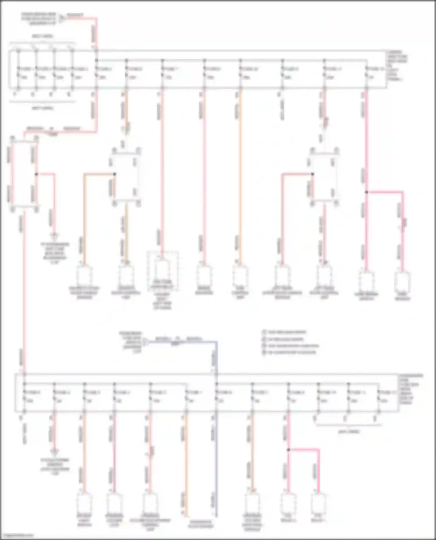 Macan Turbo Porsche I (2014-2019): Power distribution circuit (4 of 6)