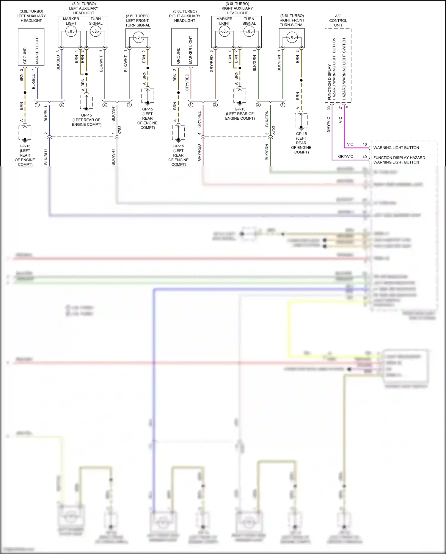 Porsche Macan Turbo I (2014-2019) a/c control unit wiring diagram  (4 of 7)