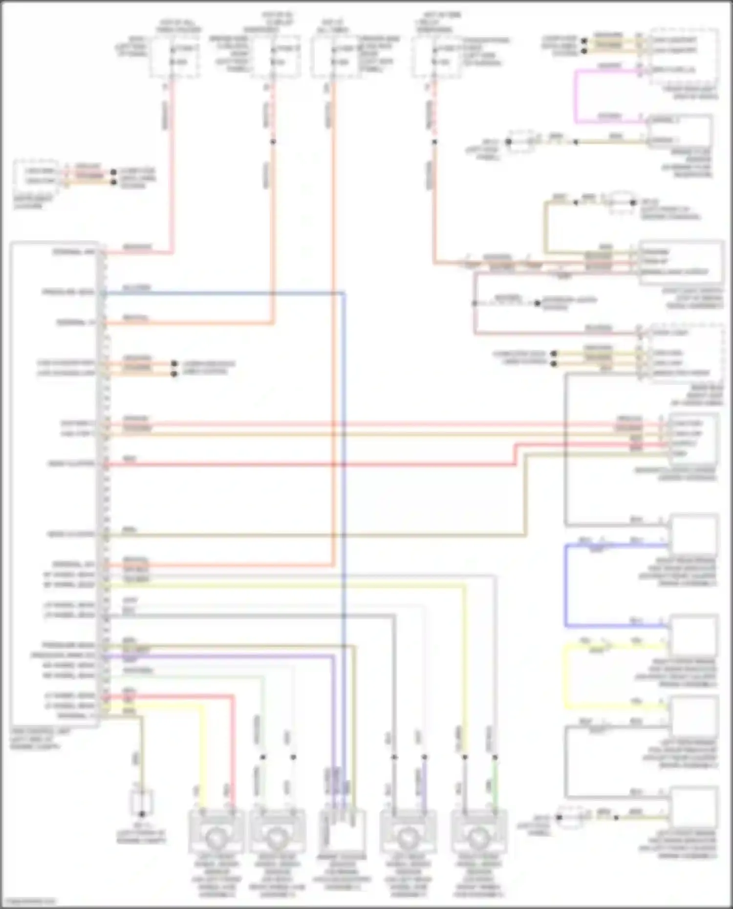 Wiring diagram blk/red for Porsche Macan Turbo I (2014-2019) (11 of 29)