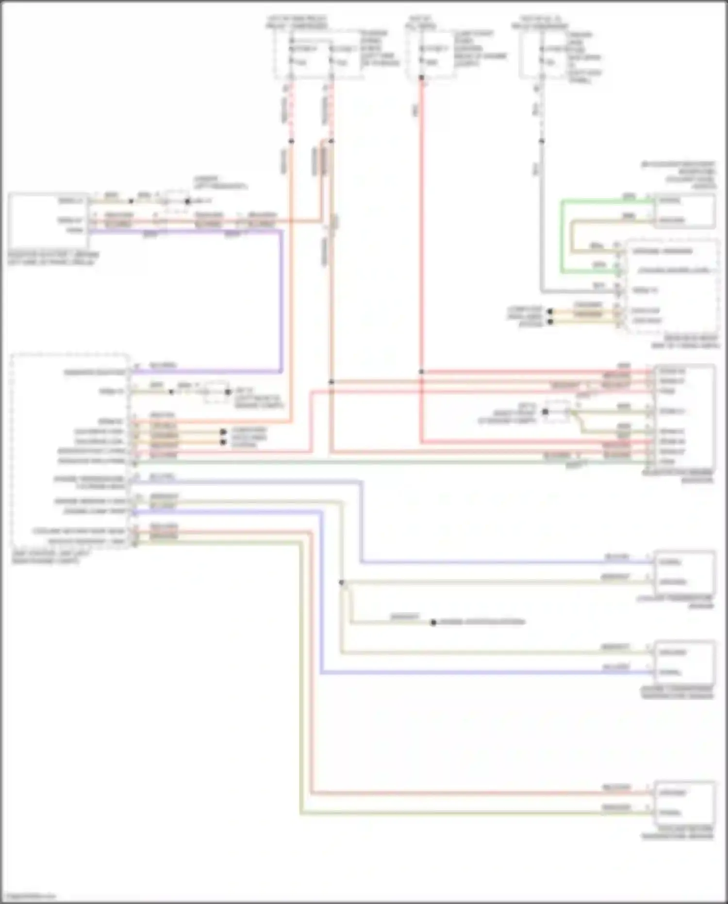 Wiring diagram engine controls system for Porsche Macan Turbo I (2014-2019)