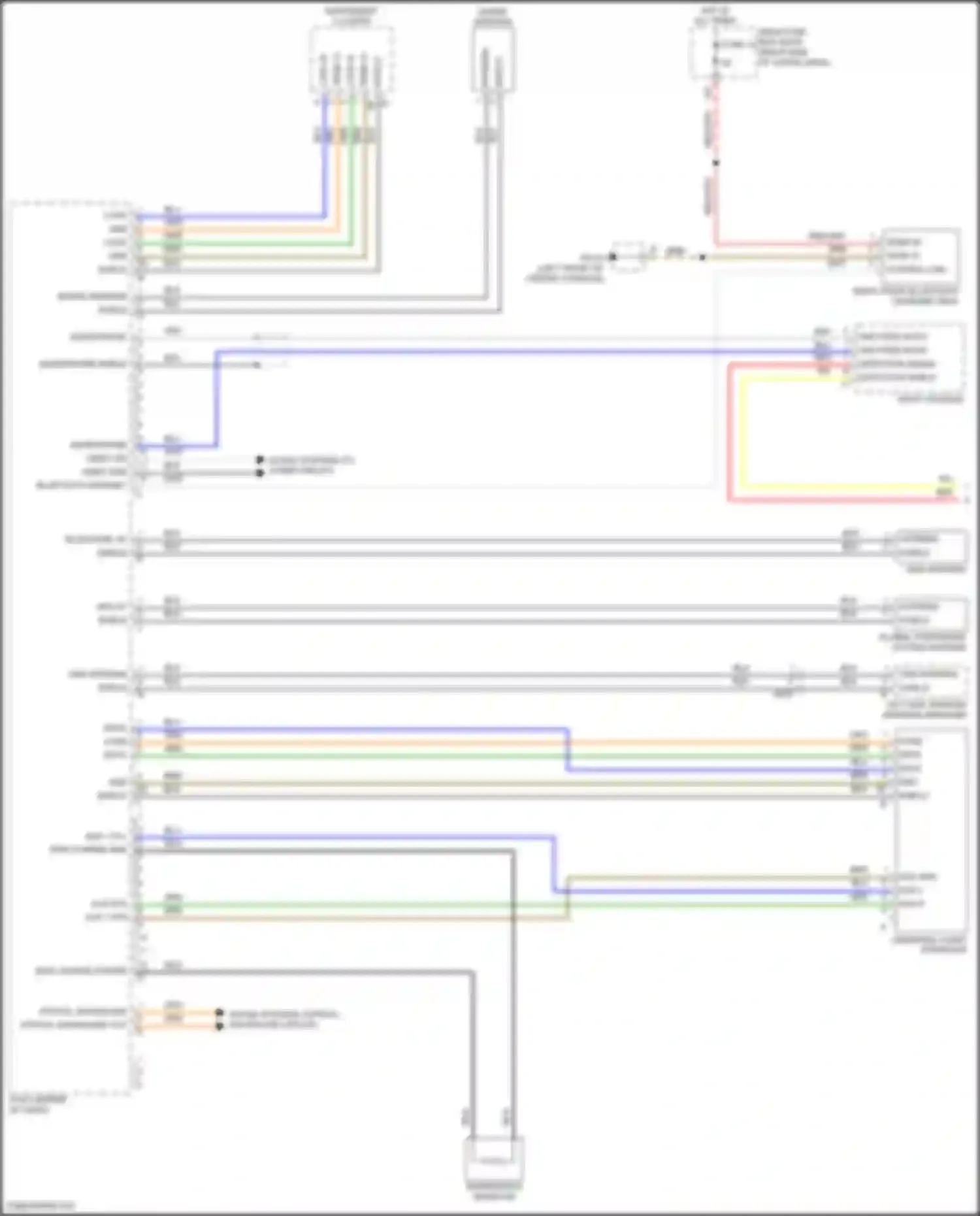 Wiring diagram detection shield for Porsche Macan Turbo I (2014-2019) (1 of 4)