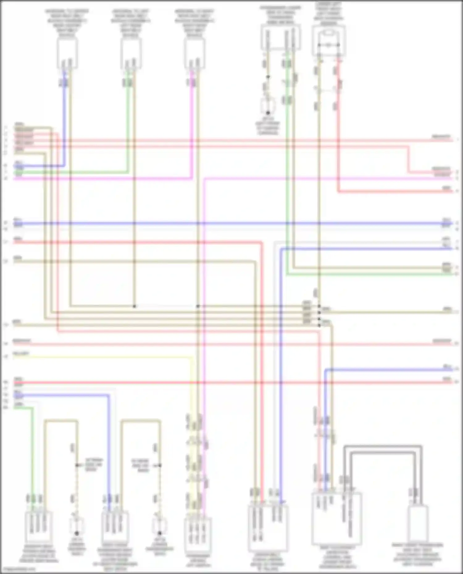 Wiring diagram esd gnd for Porsche Macan Turbo I (2014-2019) (1 of 2)