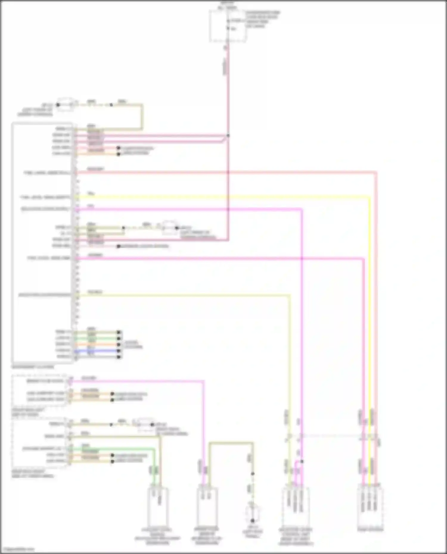 Wiring diagram fuse 4 for Porsche Macan Turbo I (2014-2019) (14 of 20)