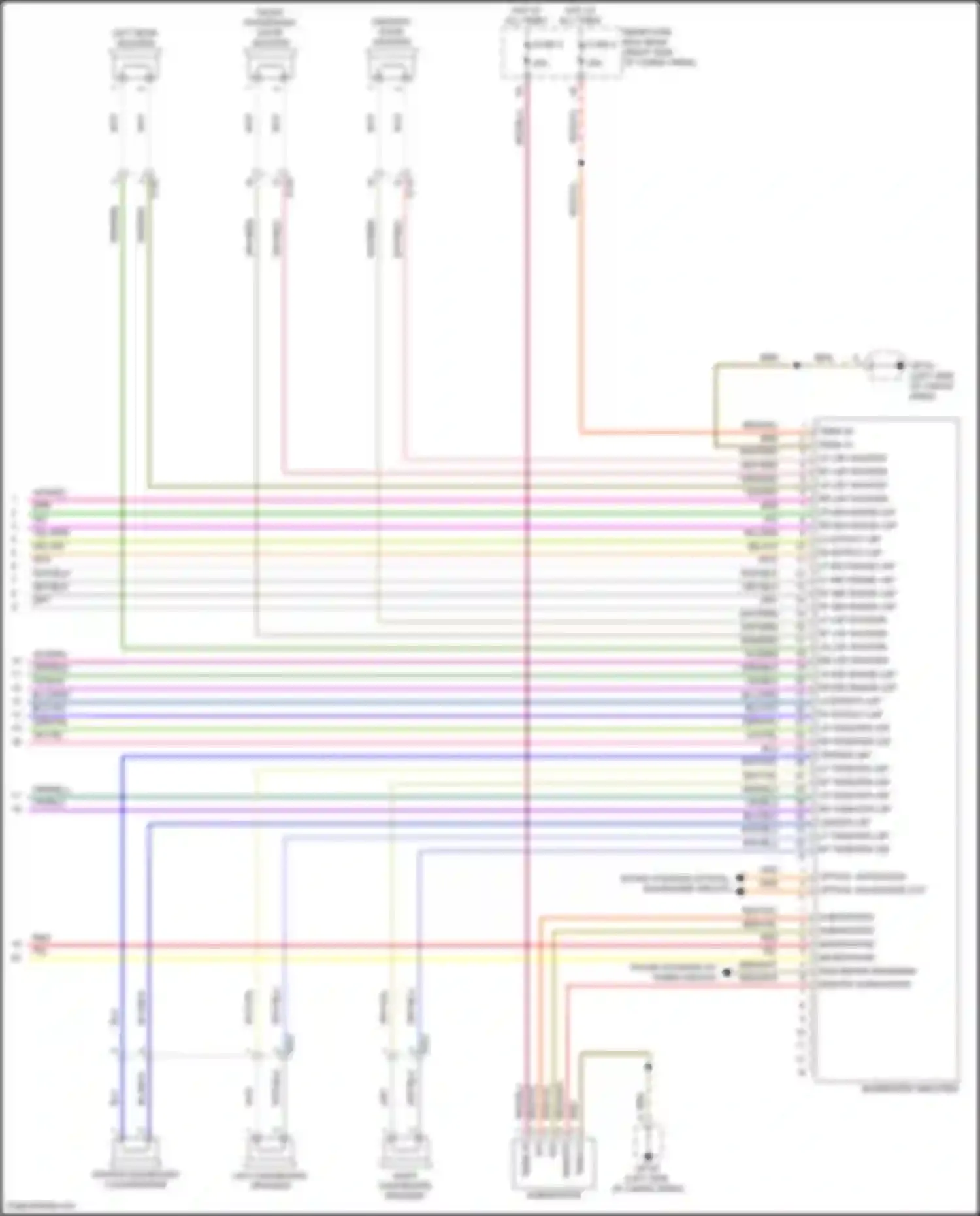 Wiring diagram fuse 4 for Porsche Macan Turbo I (2014-2019) (17 of 20)