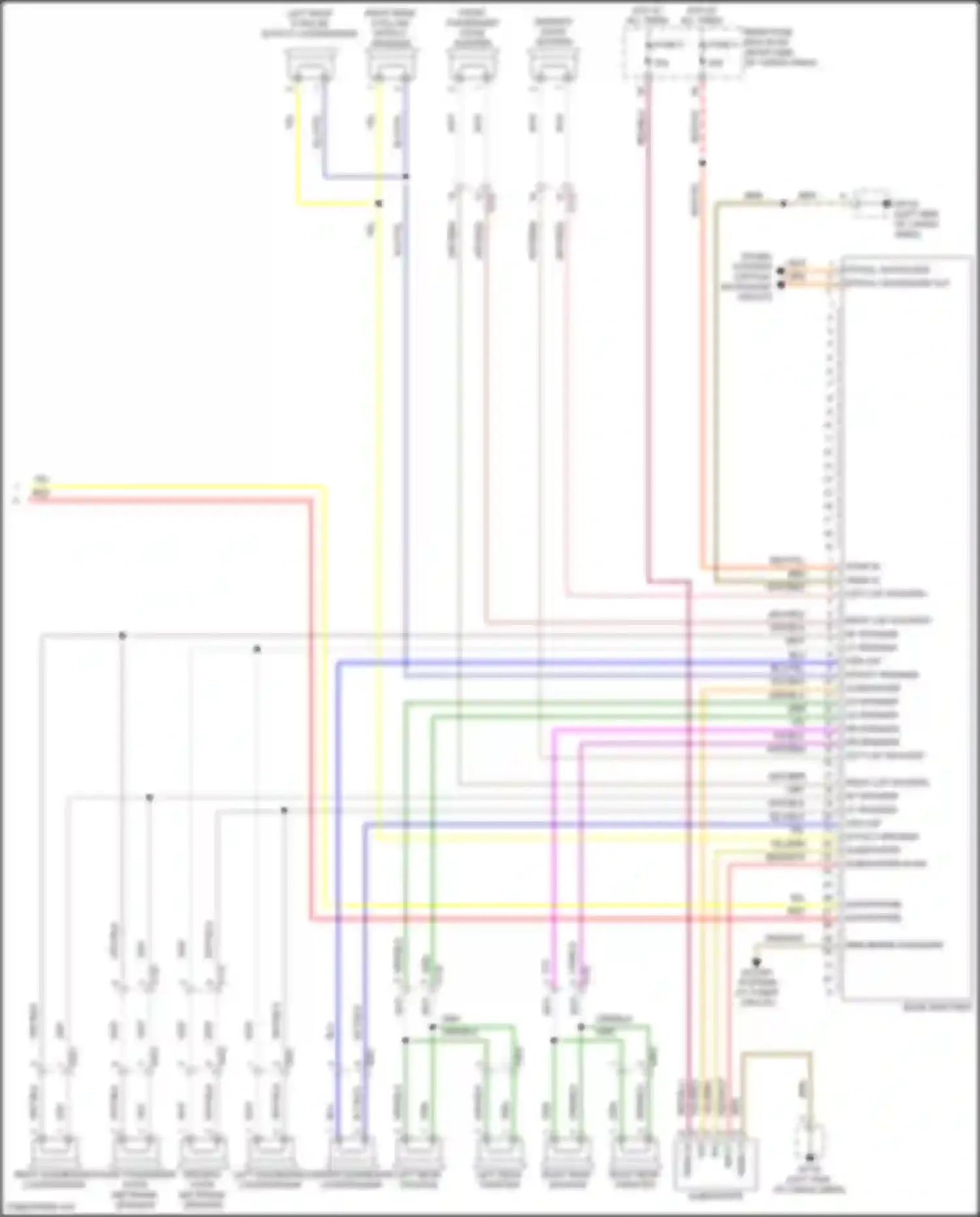 Wiring diagram fuse 4 for Porsche Macan Turbo I (2014-2019) (16 of 20)