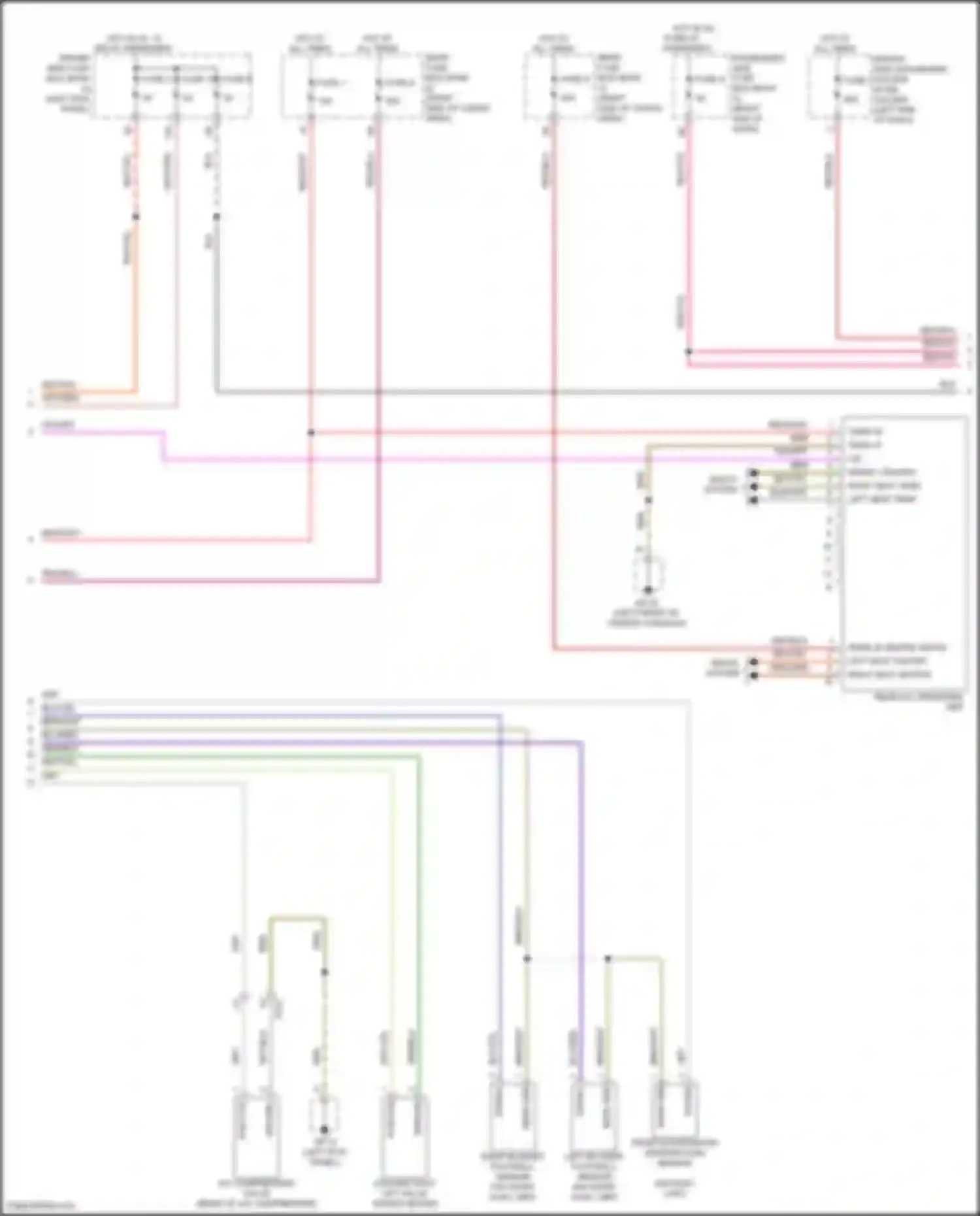 Wiring diagram fuse 9 for Porsche Macan Turbo I (2014-2019) (11 of 21)