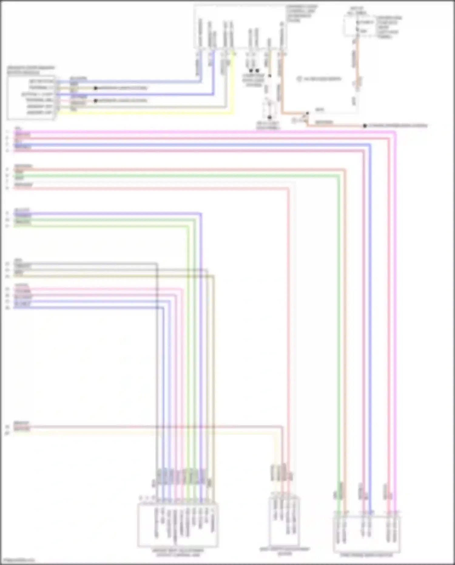 Wiring diagram memory set for Porsche Macan Turbo I (2014-2019)