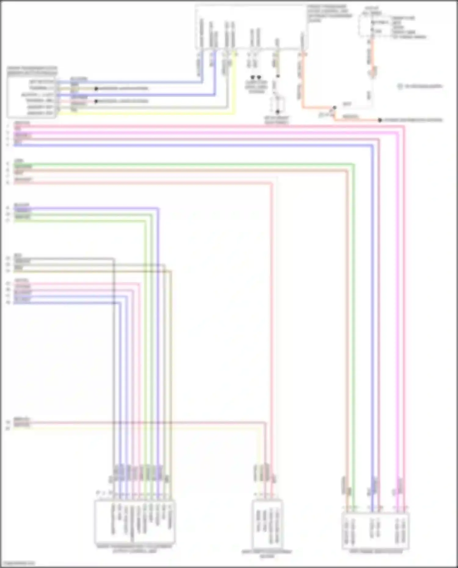 Wiring diagram memory set for Porsche Macan Turbo I (2014-2019)