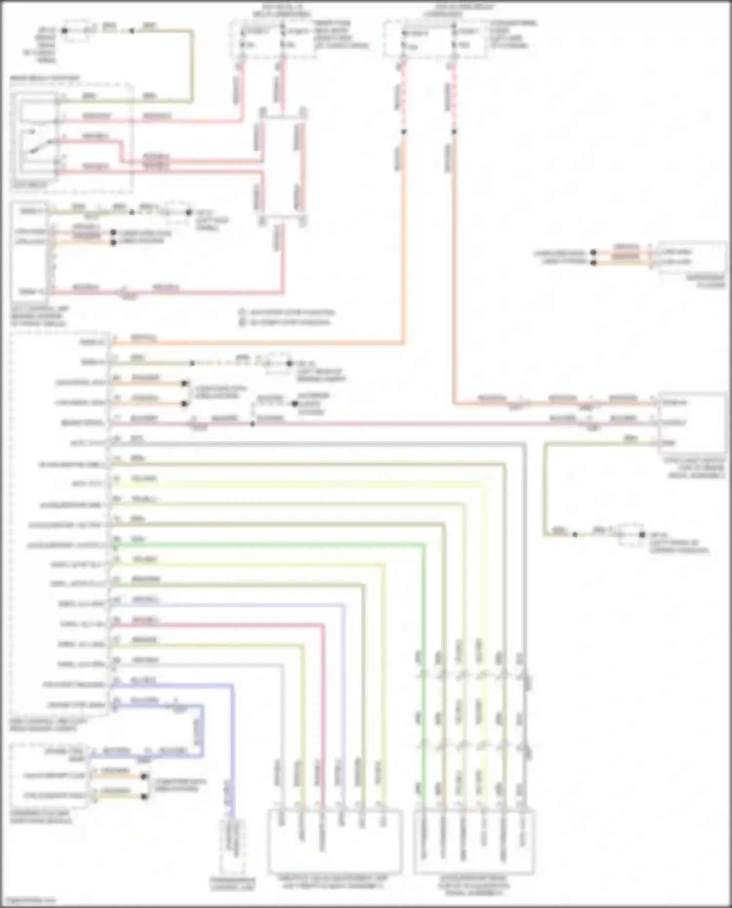 Wiring diagram computer data lines system for Porsche Macan Turbo I (2014-2019)