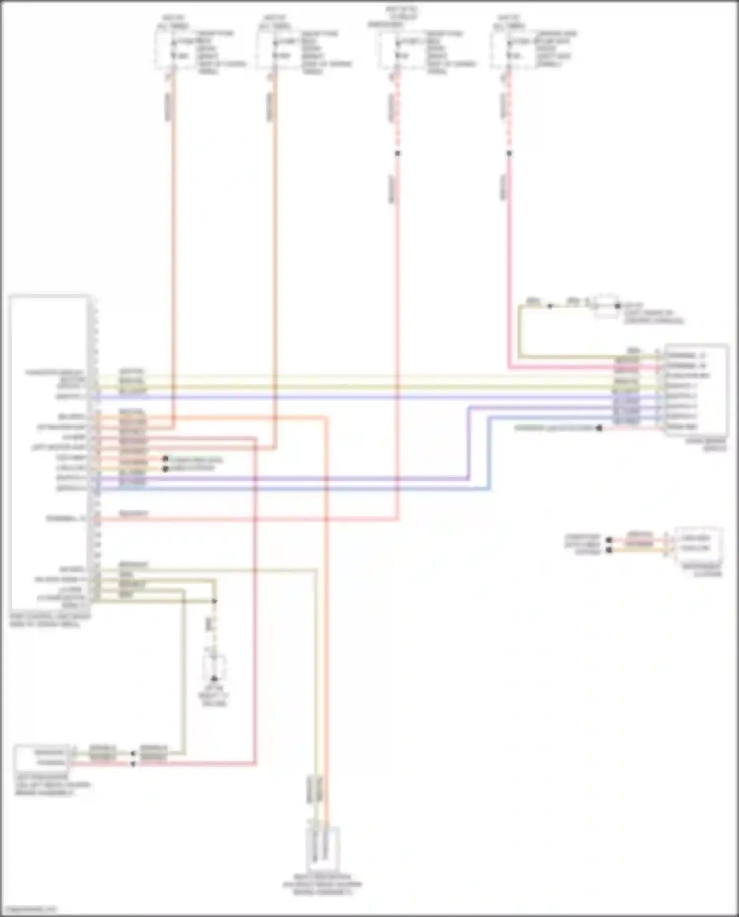 Wiring diagram function ind for Porsche Macan Turbo I (2014-2019)