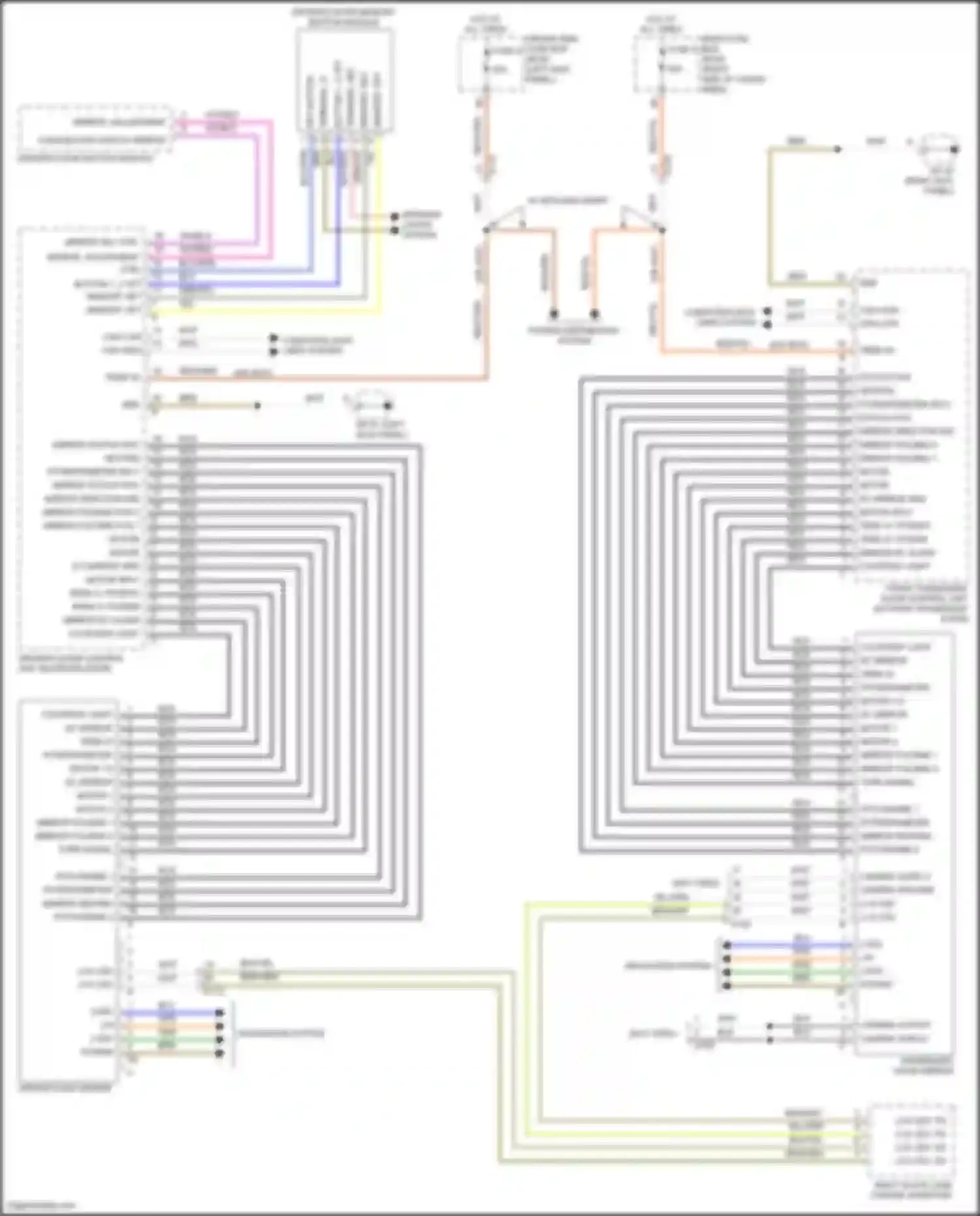 Wiring diagram lca led, ps + for Porsche Macan Turbo I (2014-2019) (3 of 3)