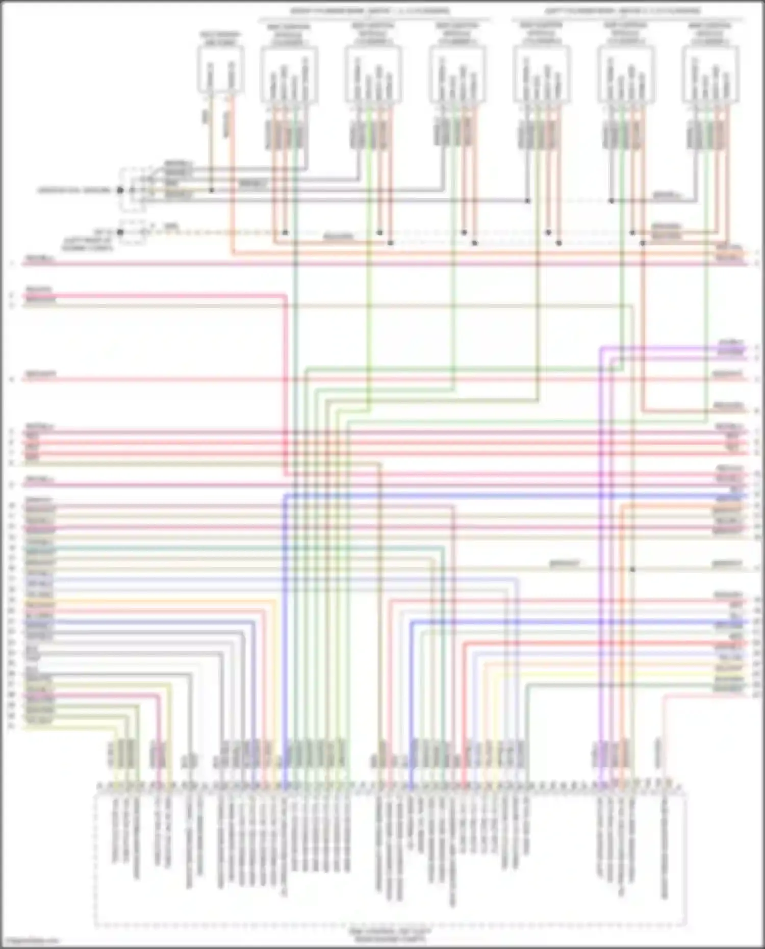 Wiring diagram fixed engine sens 5 gnd for Porsche Macan Turbo I (2014-2019)