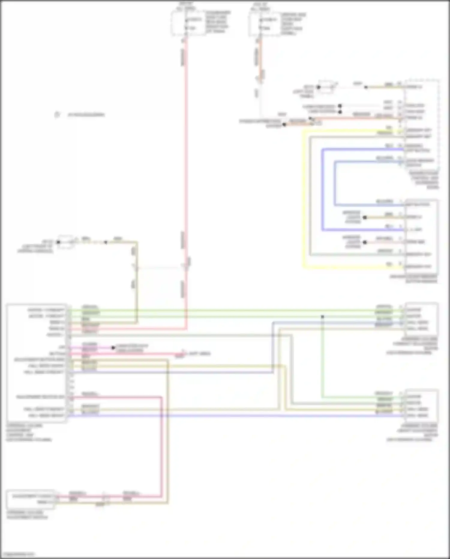 Wiring diagram memory set for Porsche Macan Turbo I (2014-2019)